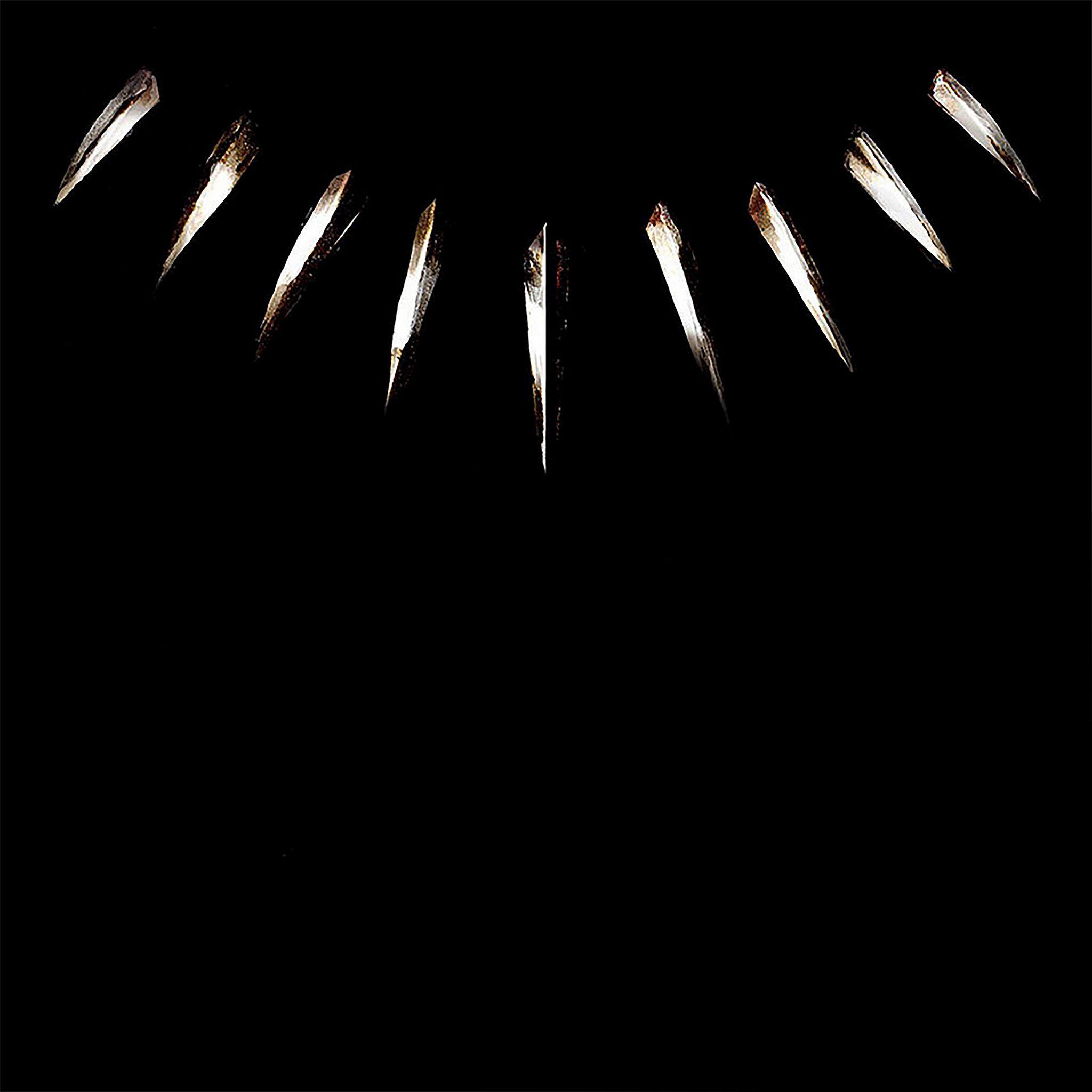 2048x2048 Minimal Simple Black Panther Marvel Hero Art Illustration Wallpaper