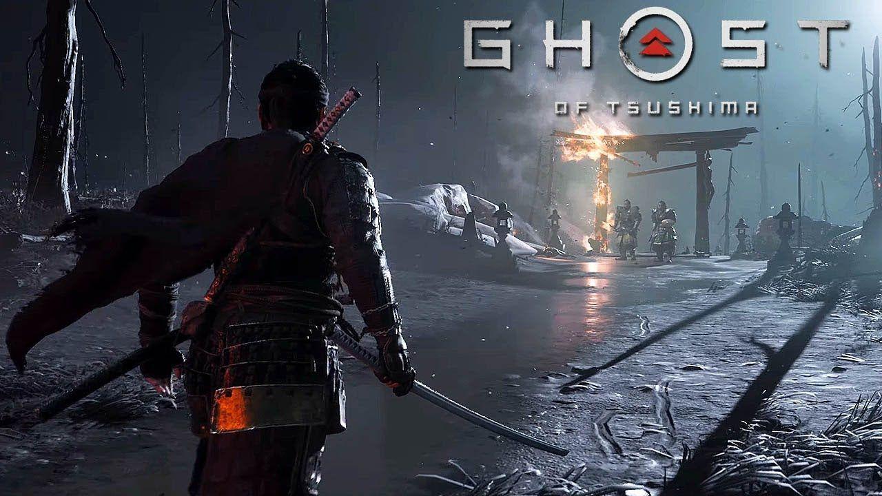 Обои на смартфон ghost of tsushima