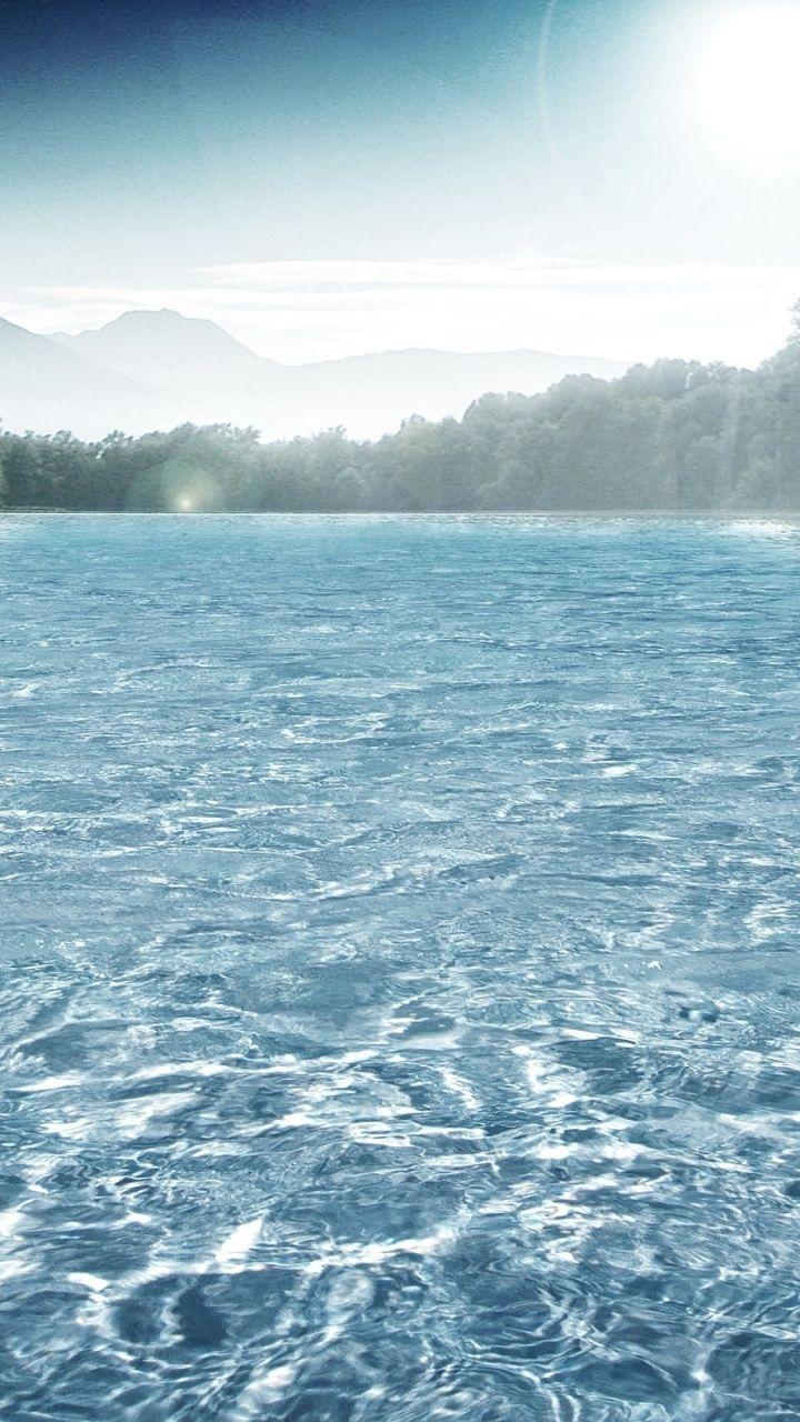 720x1280 Crystal Clear Water & Sun Galaxy s3 wallpaper
