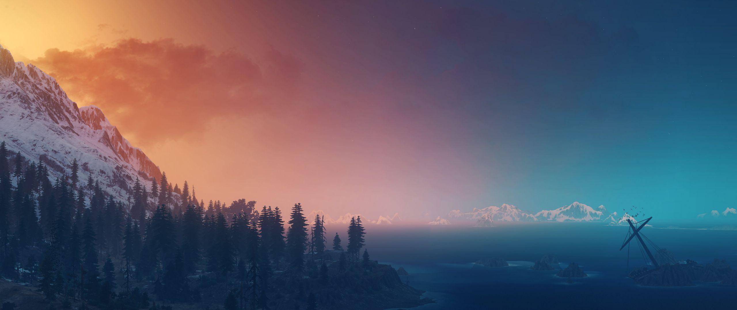 2560x1080 wallpaper the witcher 3 .