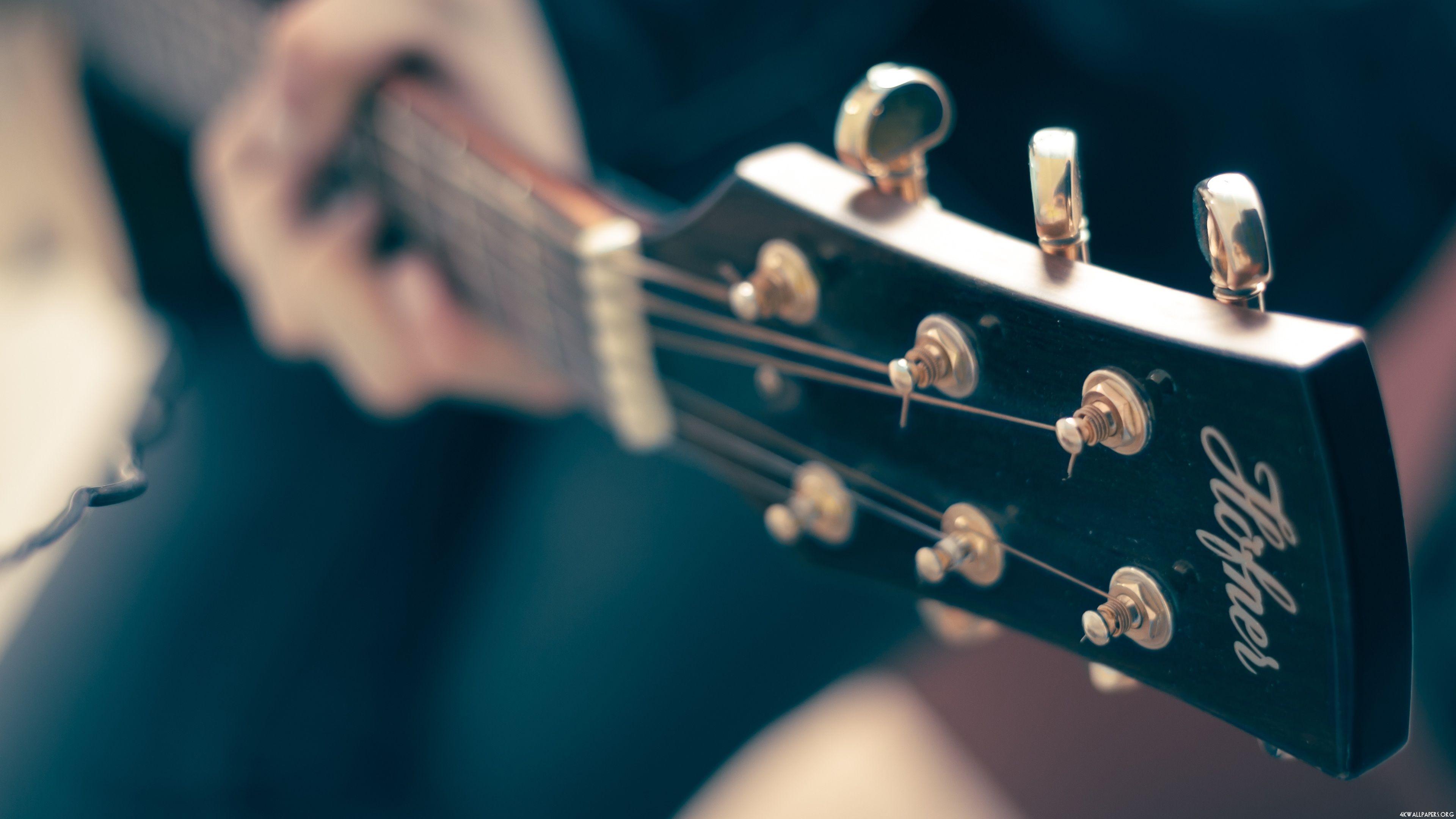 3840x2160 4k Guitar Wallpaper Guitar Background Wallpaper & Background Download