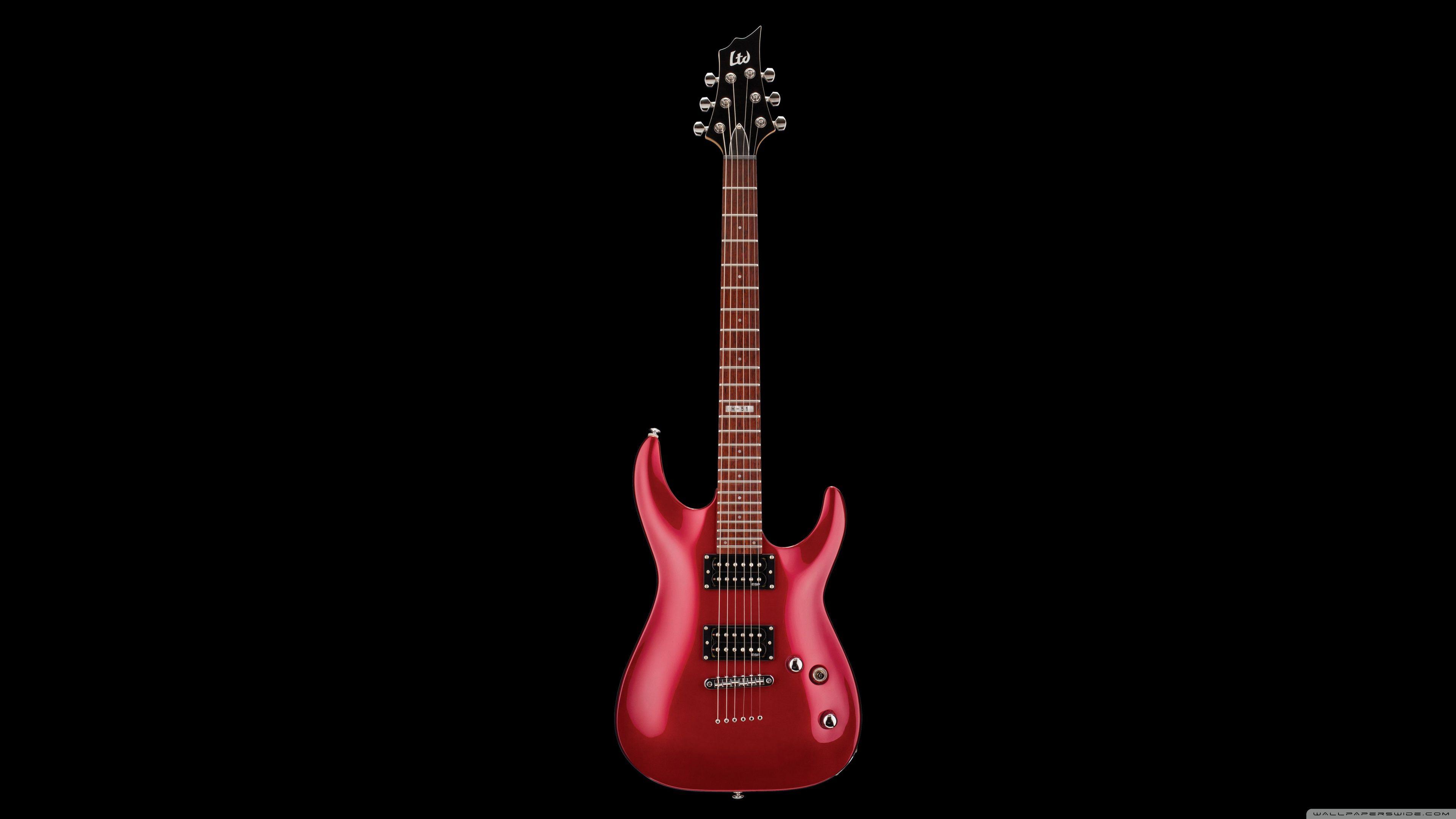 3840x2160 Music Electric Guitar Instrument Black Background Ultra HD Desktop Background Wallpaper for 4K UHD TV : Widescreen & UltraWide Desktop & Laptop : Multi Display, Dual & Triple Monitor : Tablet