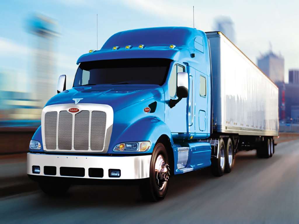 1024x768 Semi Truck Wallpaper