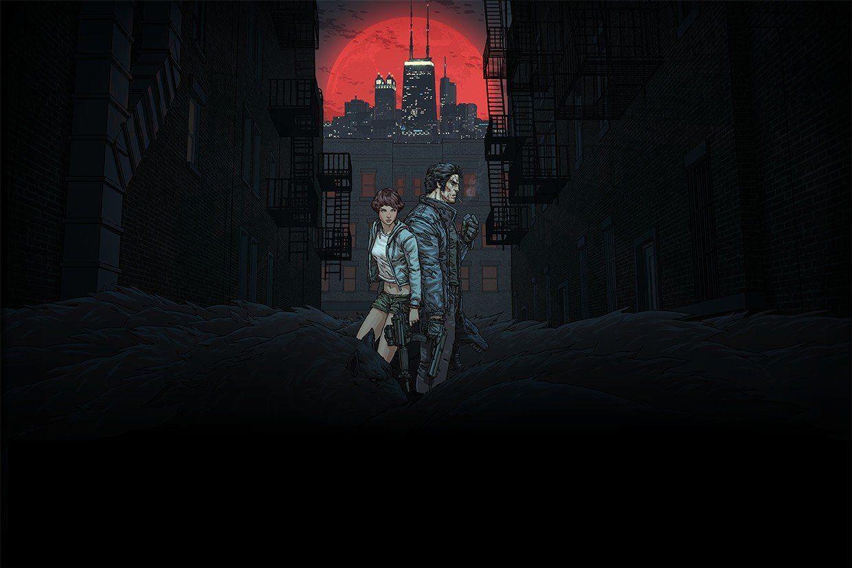 1240x827 The Wolf Among Us, Red sun, Nice (city) Wallpaper HD / Desktop and Mobile Background