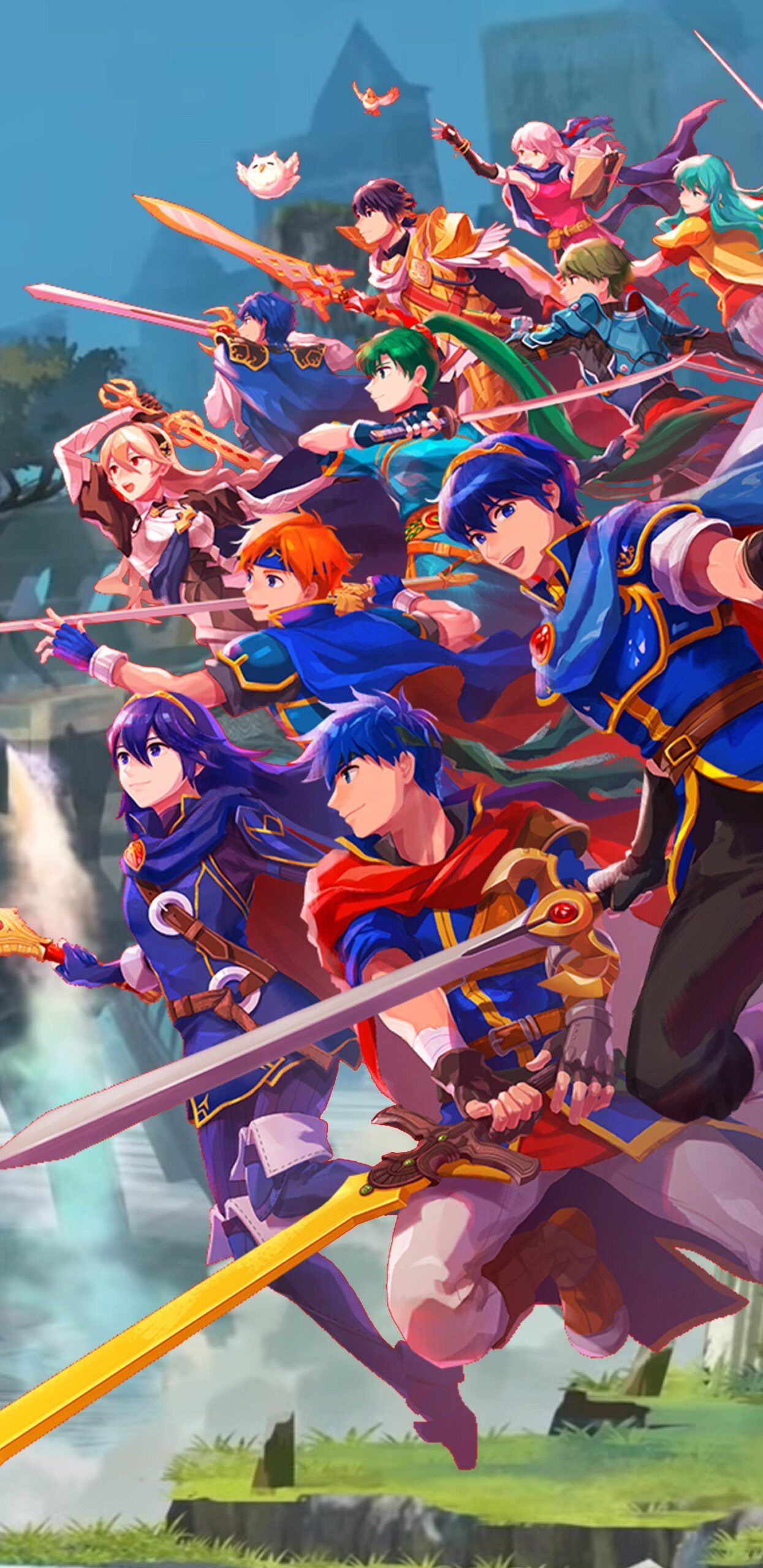 1245x2560 Fire Emblem Engage Wallpaper