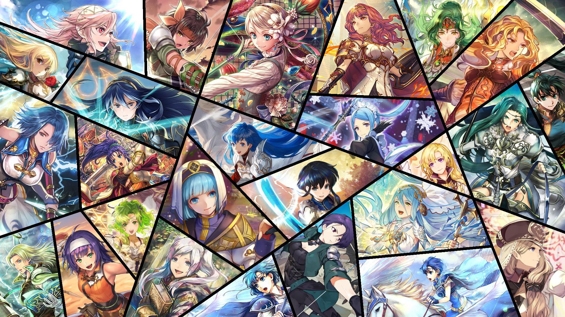 1920x1080 I made a wallpaper to celebrate some of my favourite women in the Fire Emblem series! Lots of rad gals over the years!