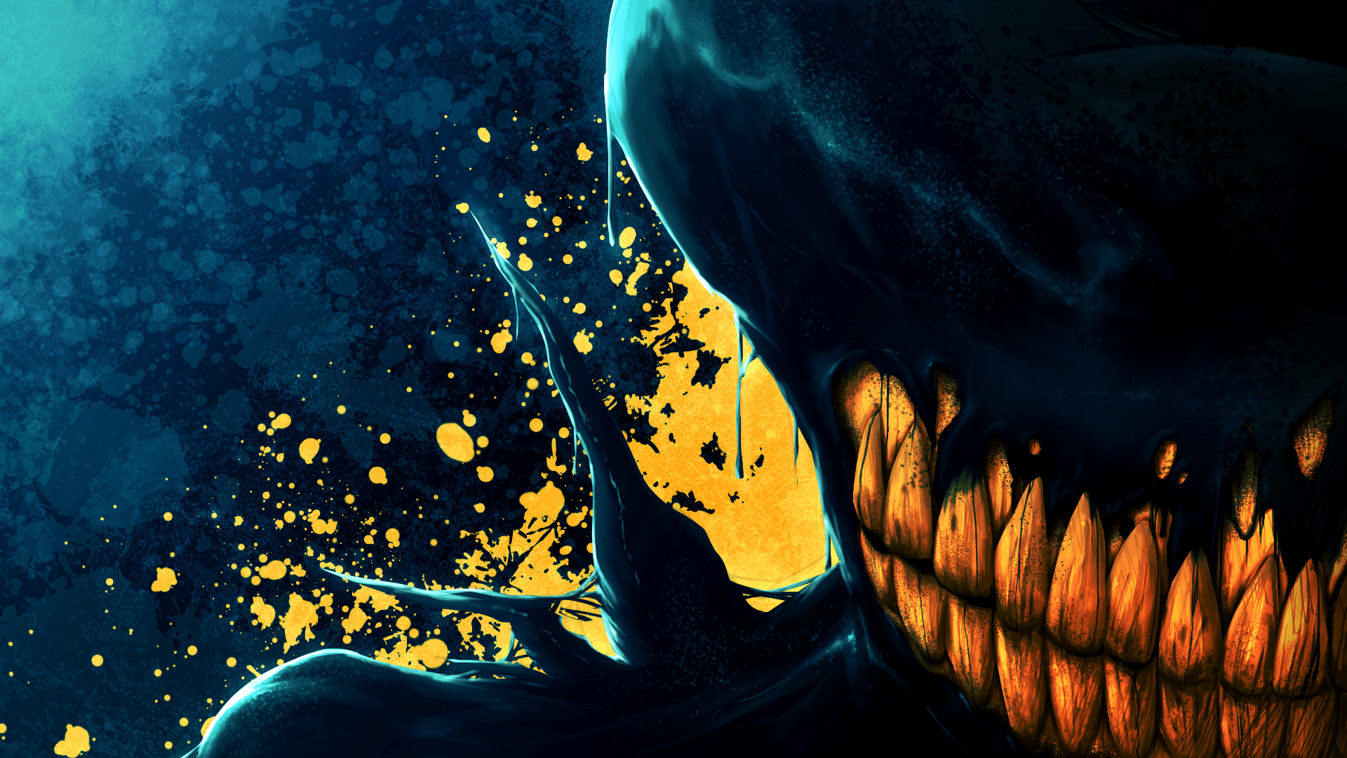 1920x1080 The Ink Demon by CatgirlLeaNya on Newgrounds