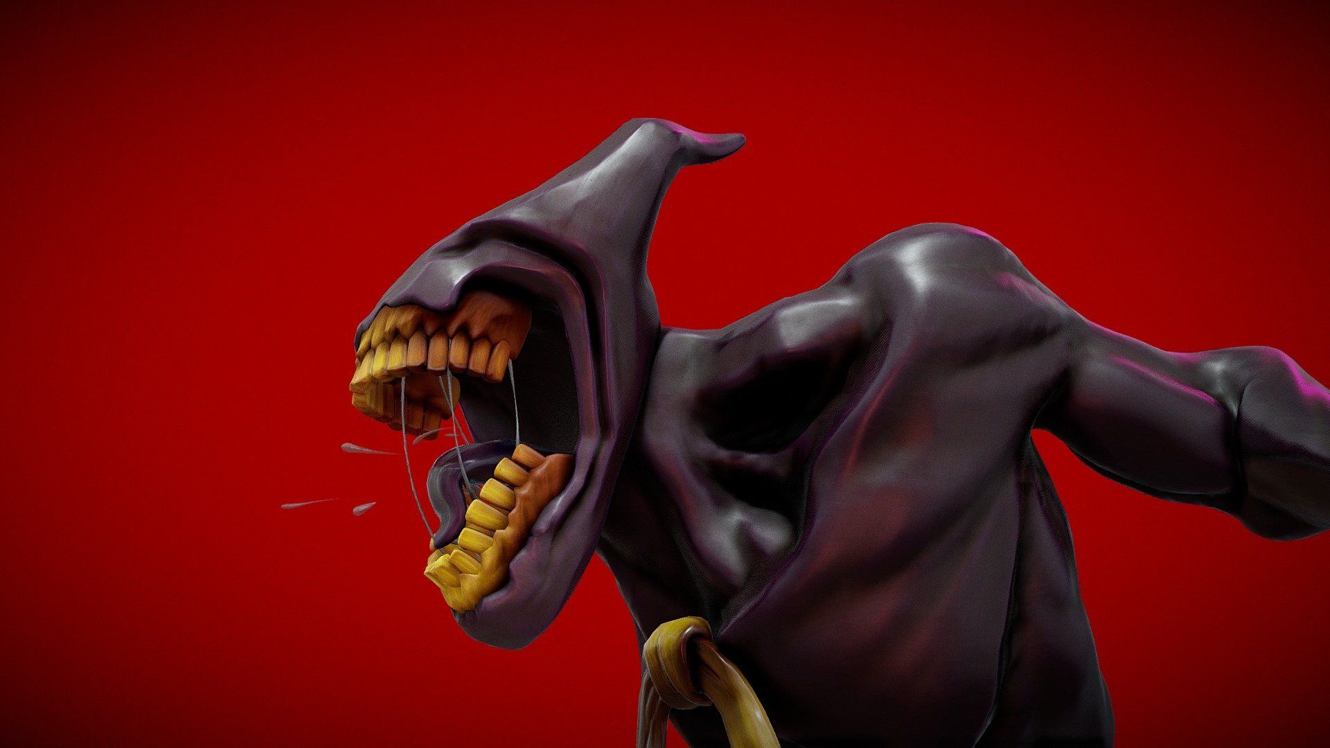 1920x1080 The Ink Demon Fanart model by dotflare [9e13a28]