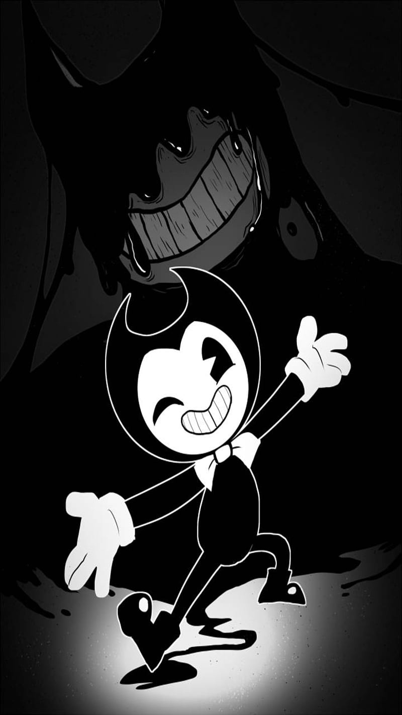 800x1422 Bendy The Ink Demon, la maquina, HD phone wallpaper