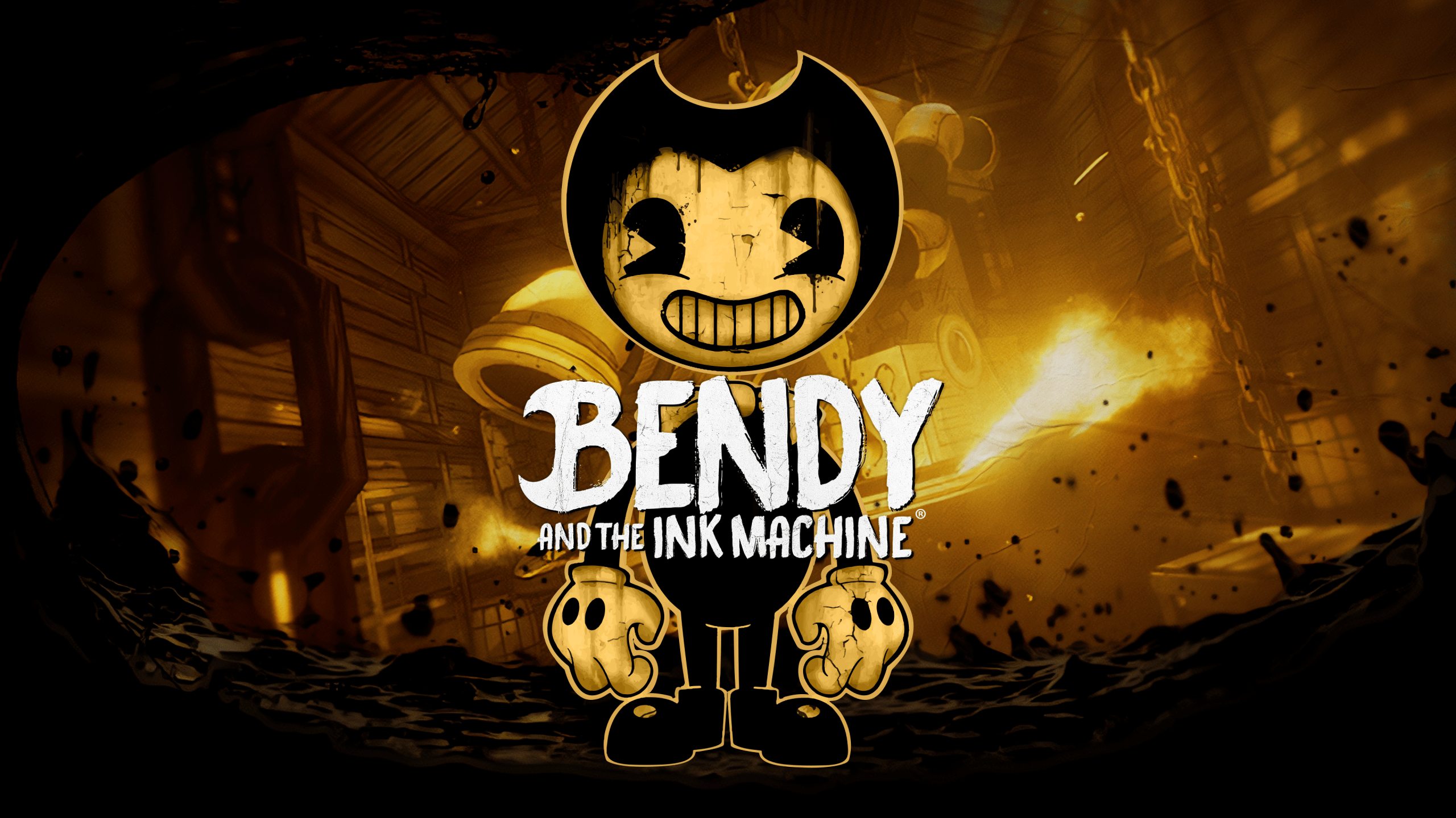 2560x1440 Hd Wallpaper Bendy And The Ink Machine Video Game Ink Demon Bindi And The Ink Machine