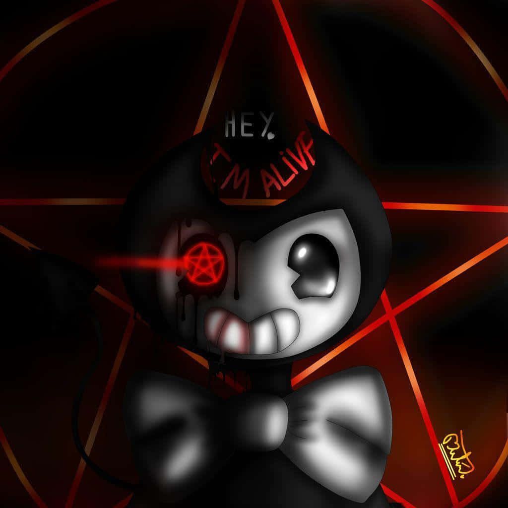 1024x1024 Download Enter the world of Bendy and the Ink Machine Background