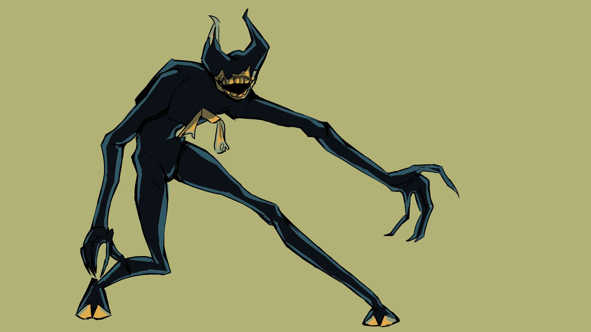 1920x1080 The Ink Demon (Bendy and the Dark Revival)