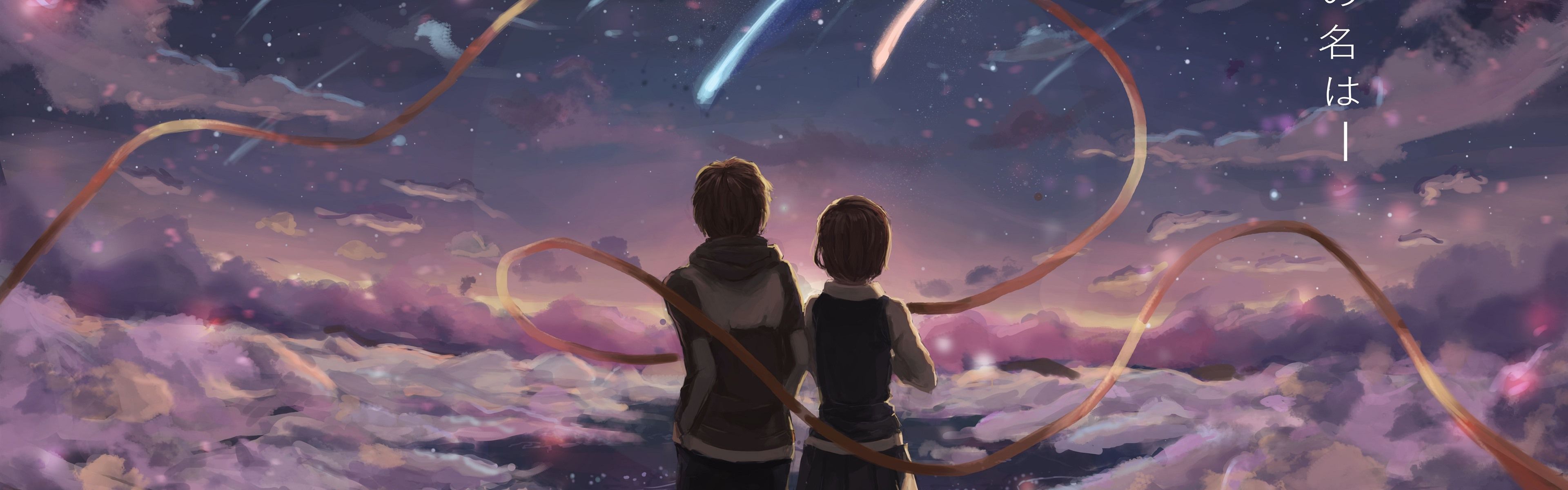 3840x1200 Your Name, Lovers, Anime Movie 1125x2436 IPhone 11 Pro XS X Wallpaper, Background, Picture, Image
