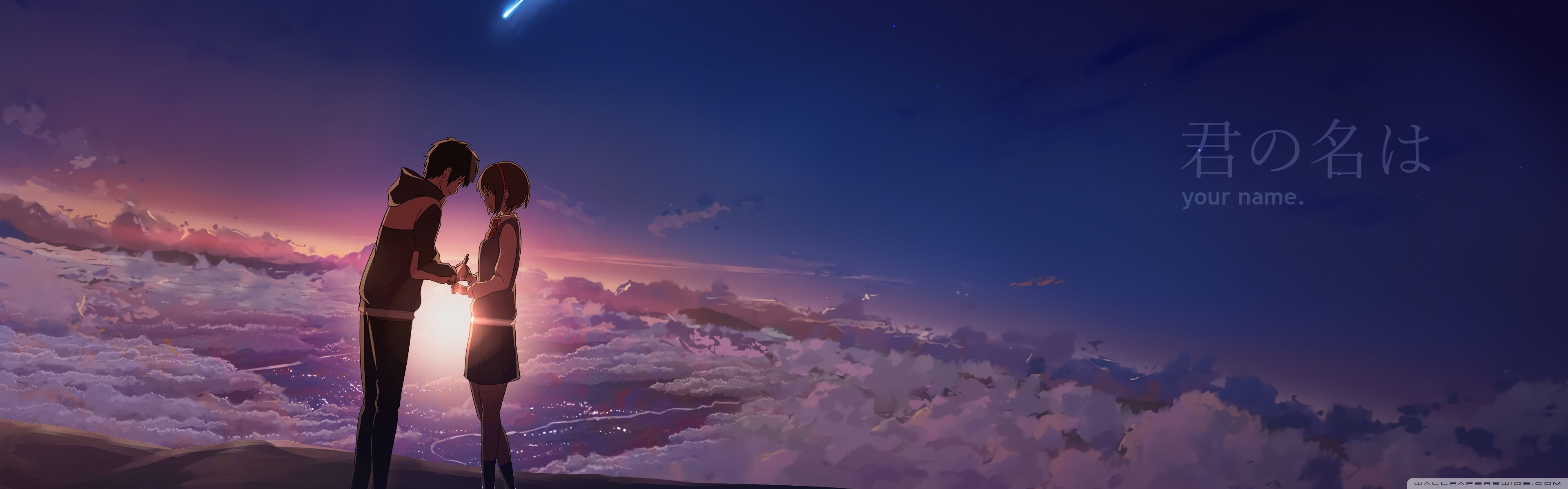 3840x1200 Your Name 4K UHD Wallpaper for UltraHD Desktop and TV : Widescreen and UltraWide Display : Dual Monitor : Smartphone and Tablet Devices