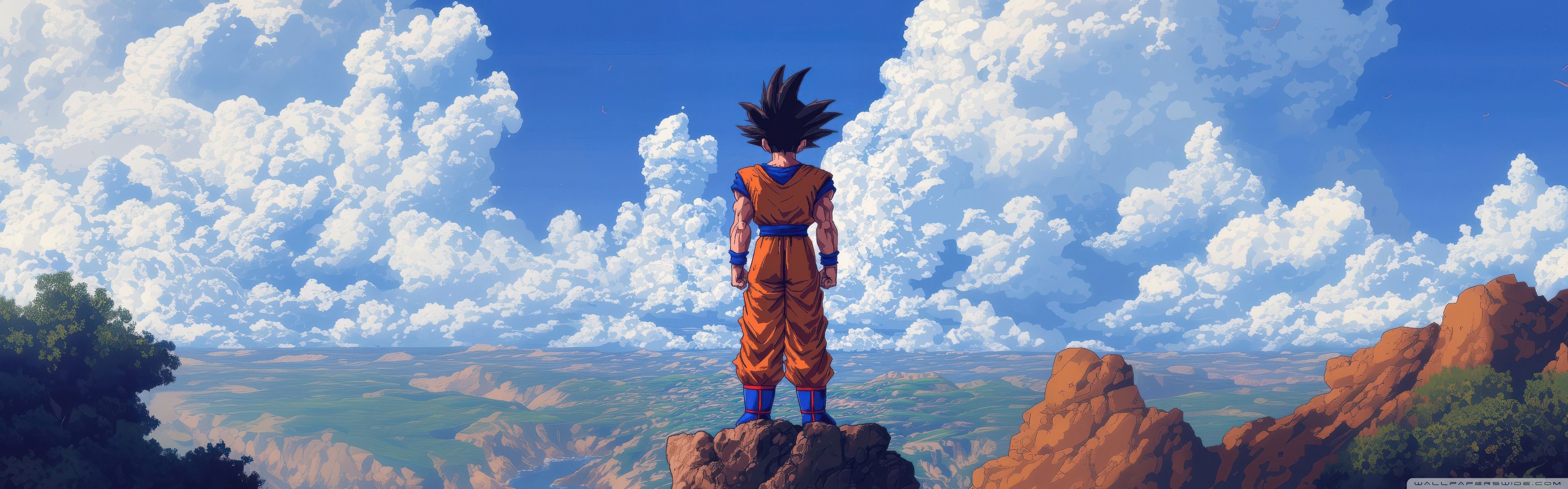 3840x1200 Son Goku, Dragon Ball, Anime, Manga 4K UHD Wallpaper for UltraHD Desktop and TV : Widescreen and UltraWide Display : Dual Monitor : Smartphone and Tablet Devices