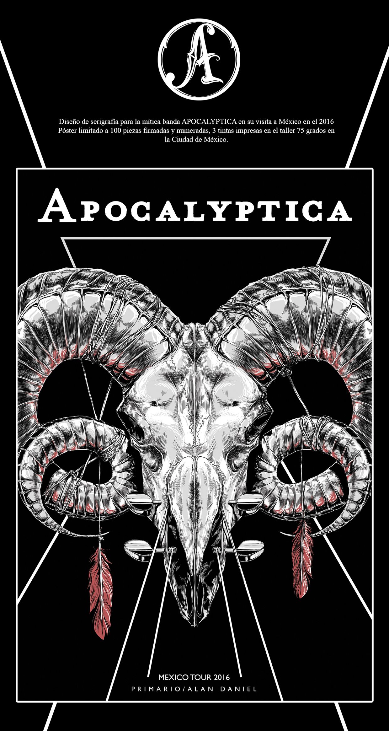 1240x2329 APOCALYPTICA GIG POSTER (1). Image - Behance