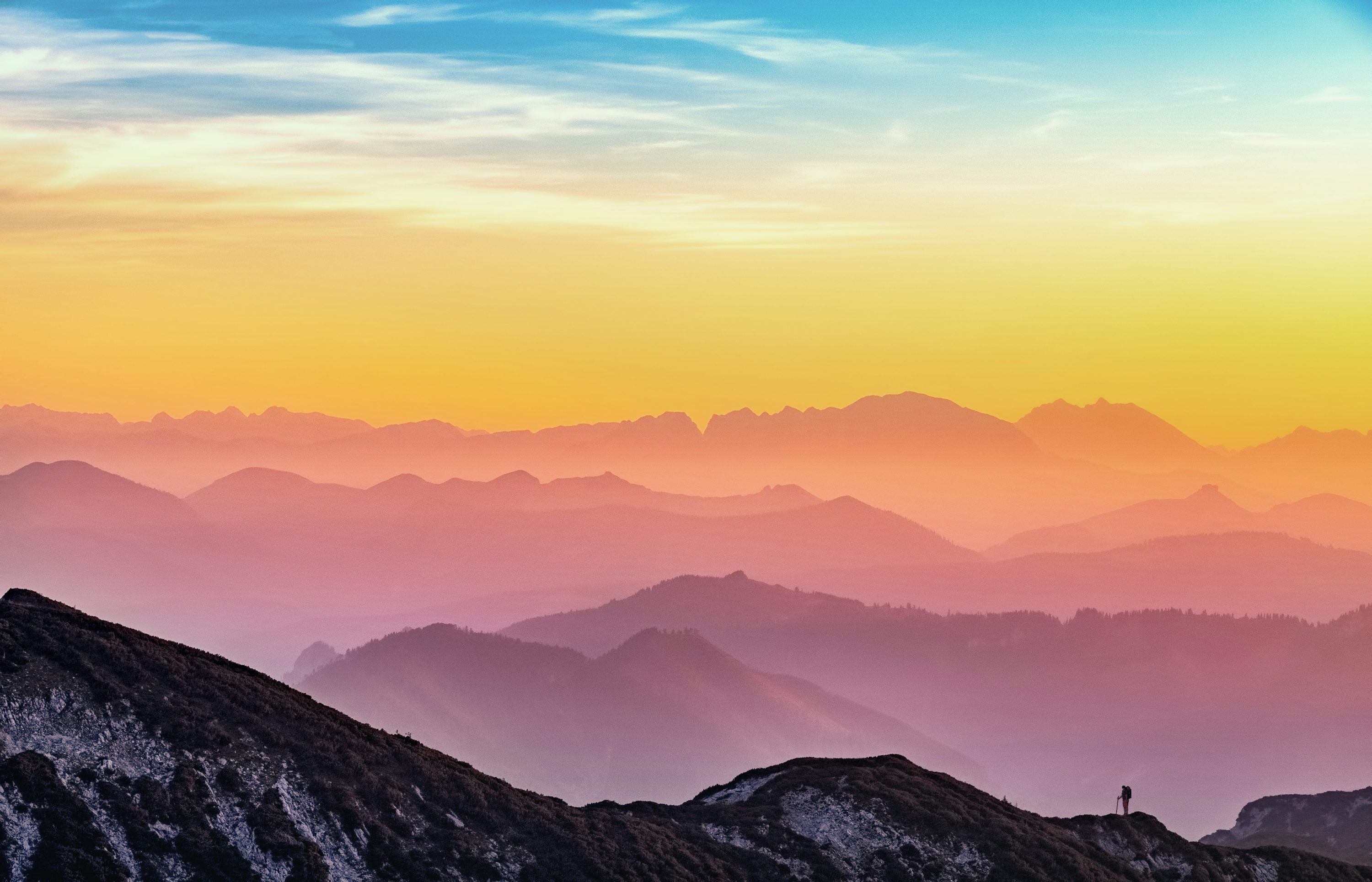 3000x1929 Stunning Mountain Landscape Picture. Download Free Image