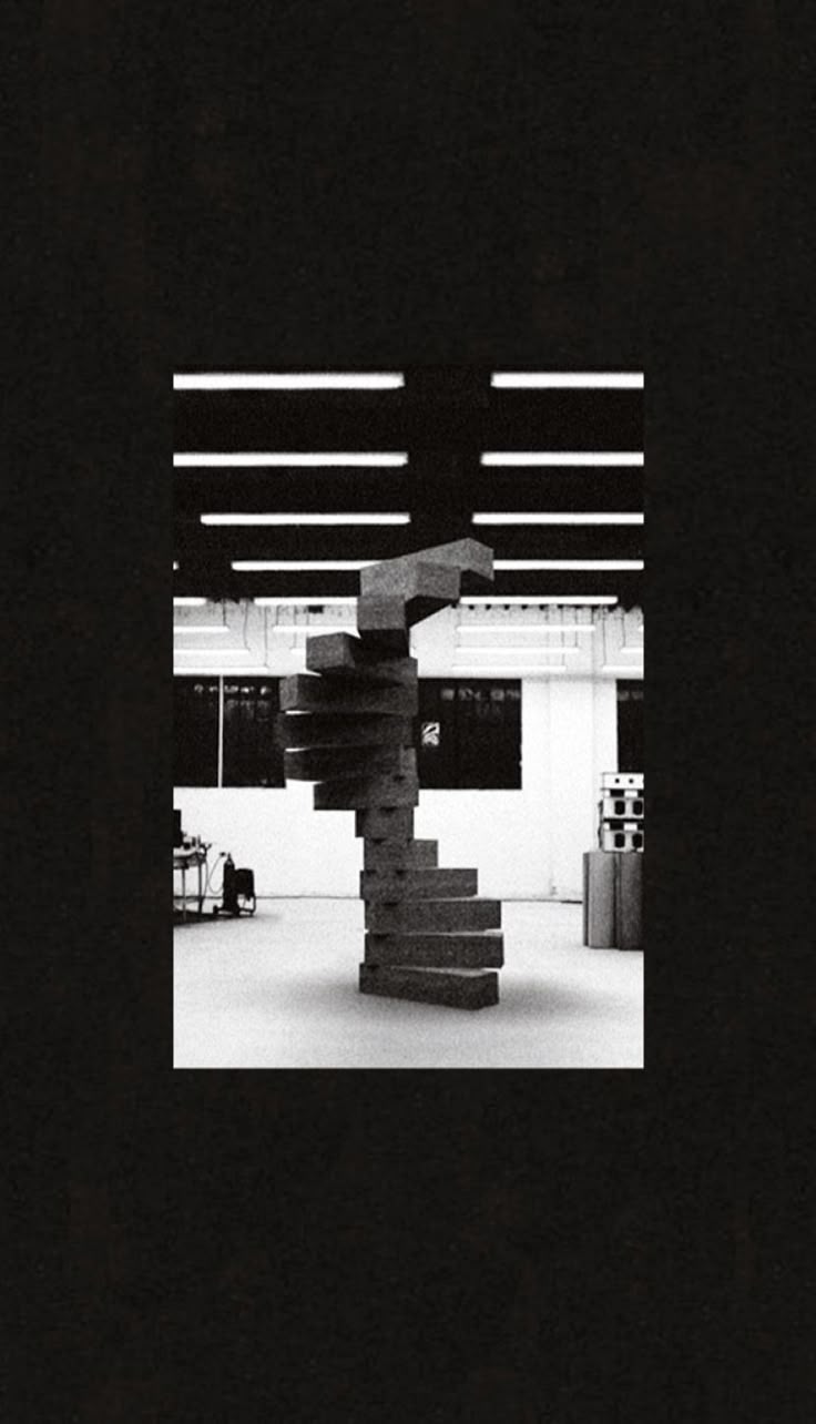 736x1284 Escalier en noir et blanc. The 1975 album cover wallpaper, Album covers lockscreen, Endless frank