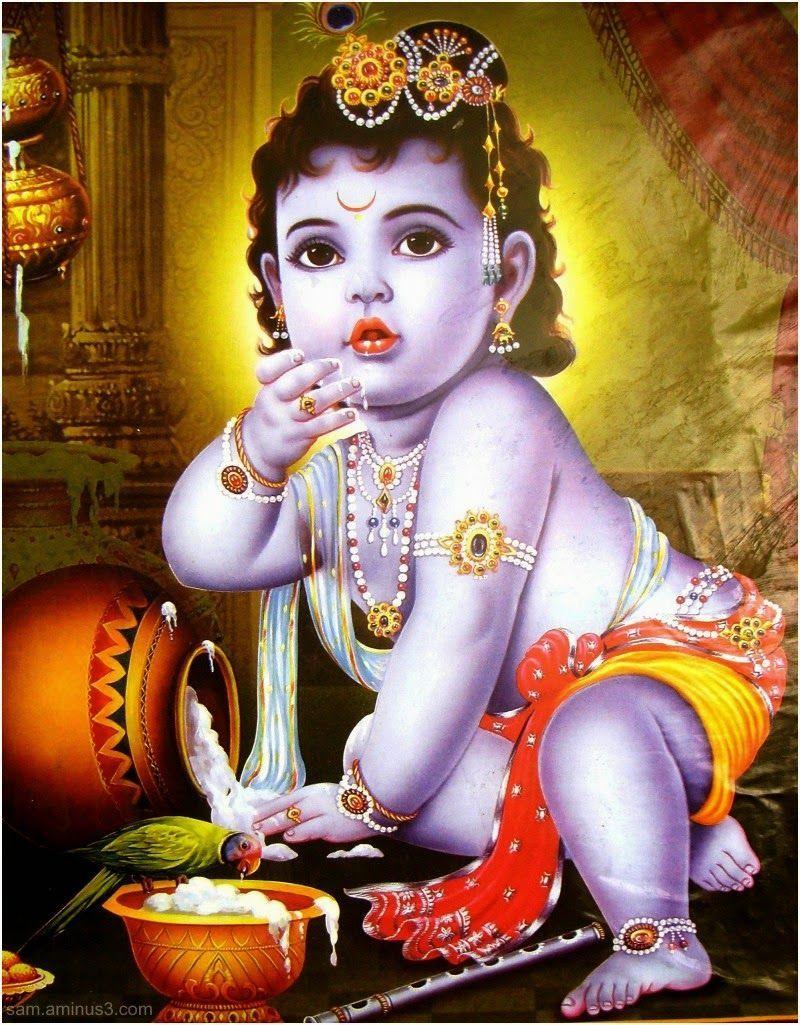 800x1025 Child Krishna Wallpaper