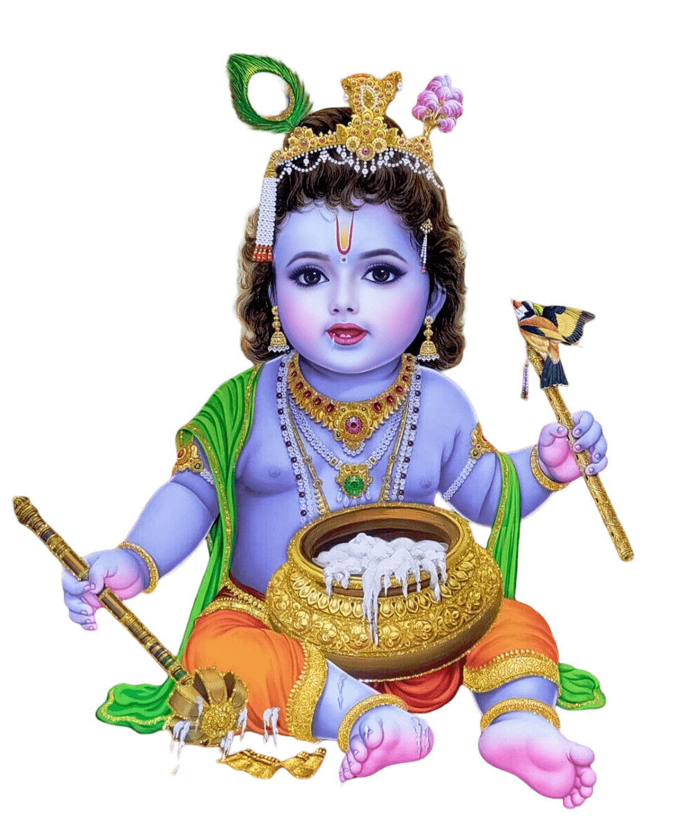 977x1185 Beautiful child krishna with butter flute png HD free image