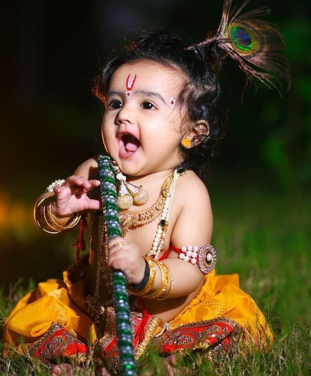 1080x1305 Krishna Kid Wallpaper