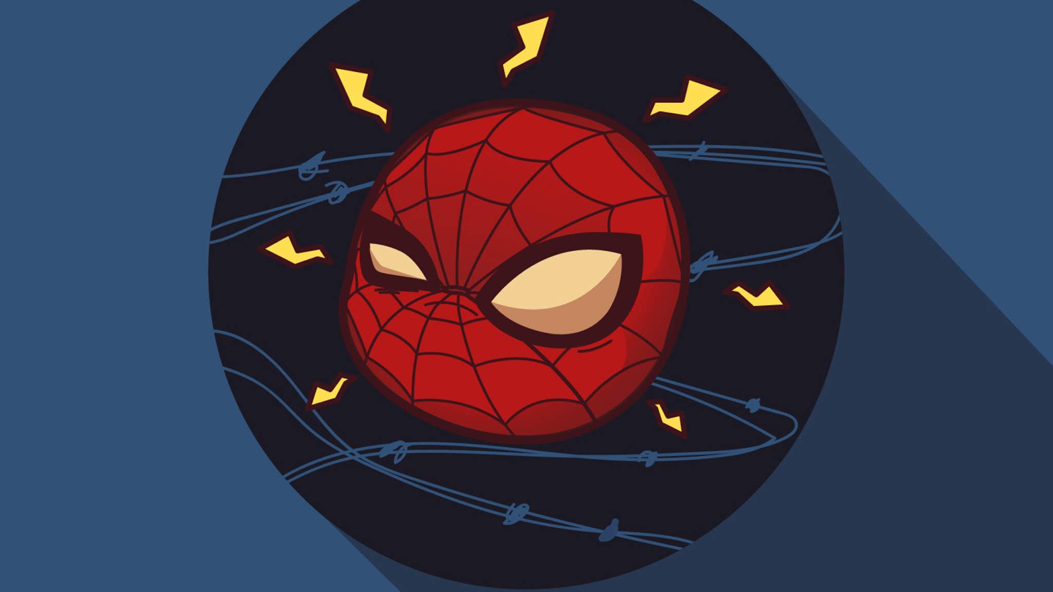2048x1152 Spiderman Chibi Wallpaper