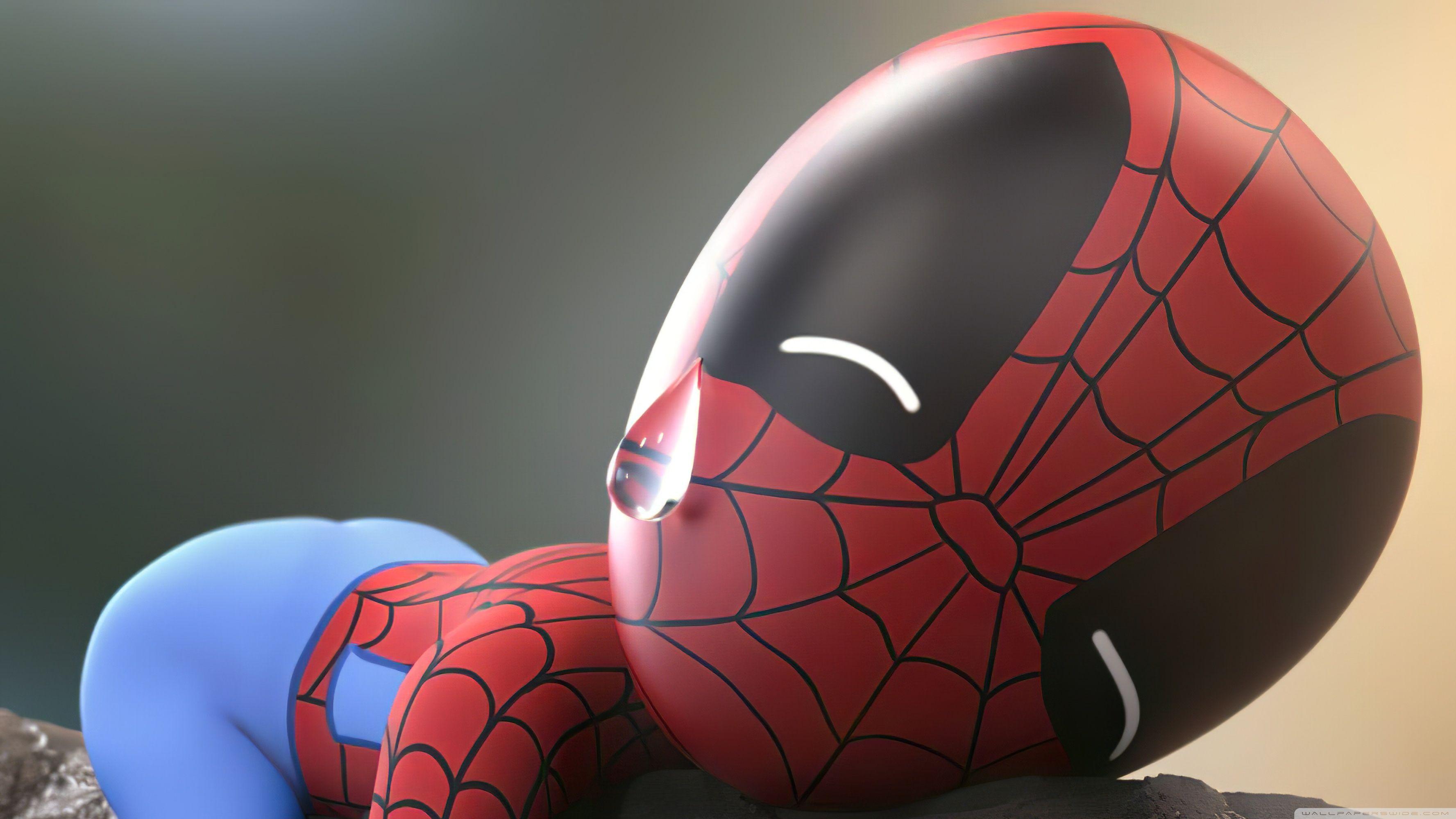3554x1999 Baby Cute Spiderman Wallpaper