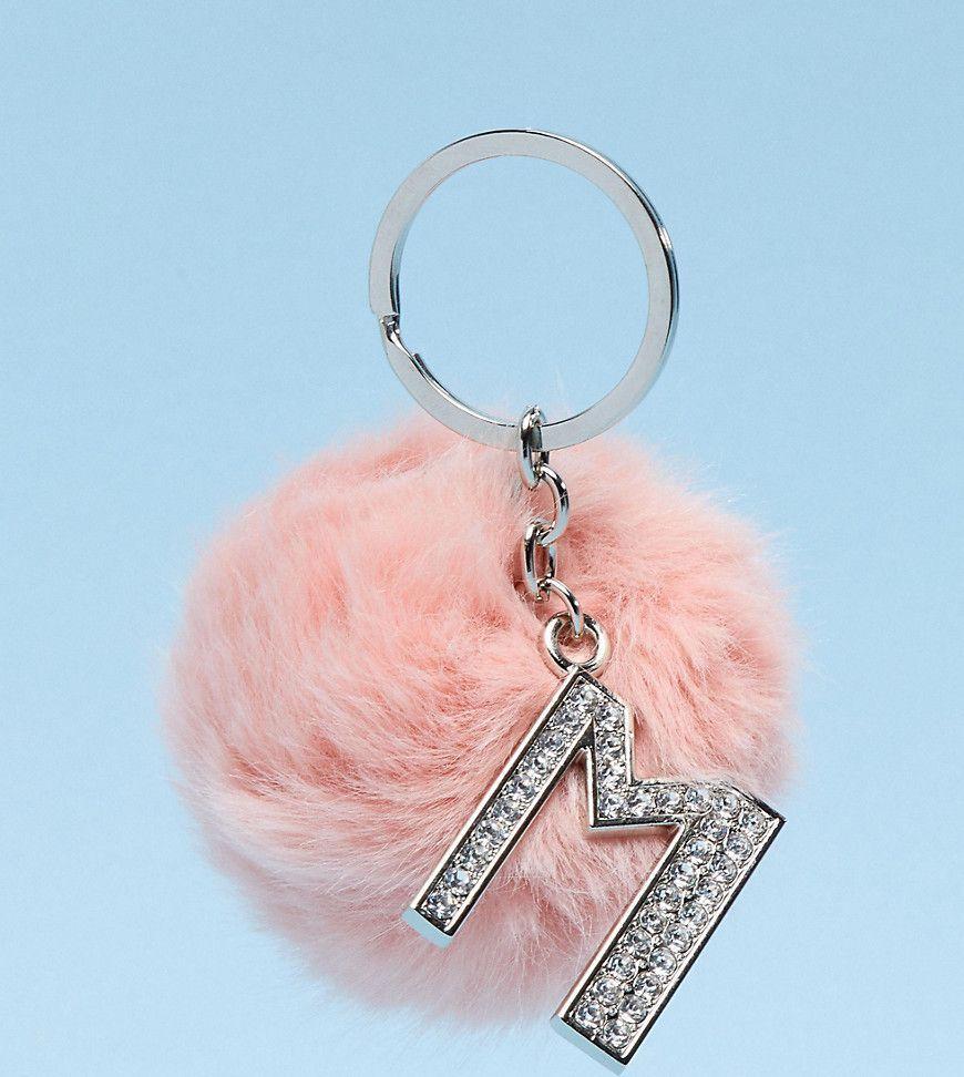 870x972 Skinnydip Exclusive Alphabet Pom Keychain M. Stylish alphabets, Keychain, M letter design