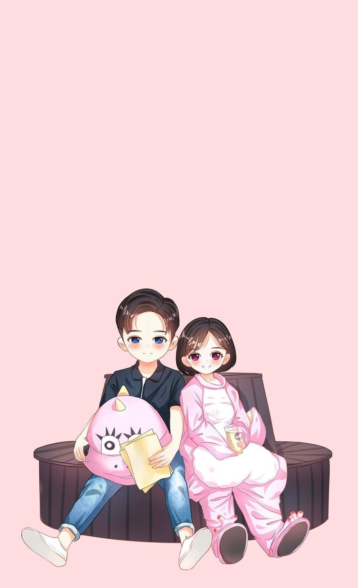 1246x2048 Pin oleh Agnes Avrilia di Wallpaper. Animasi, Kartun, Chibi
