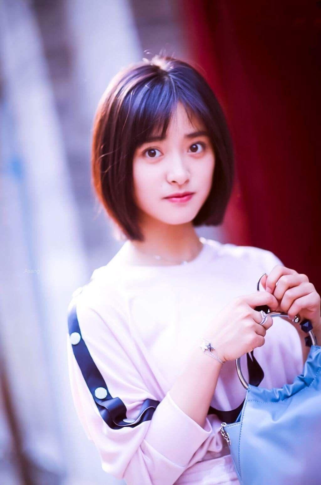 1024x1546 Shen Yue. Short hair styles, Asian beauty, A love so beautiful