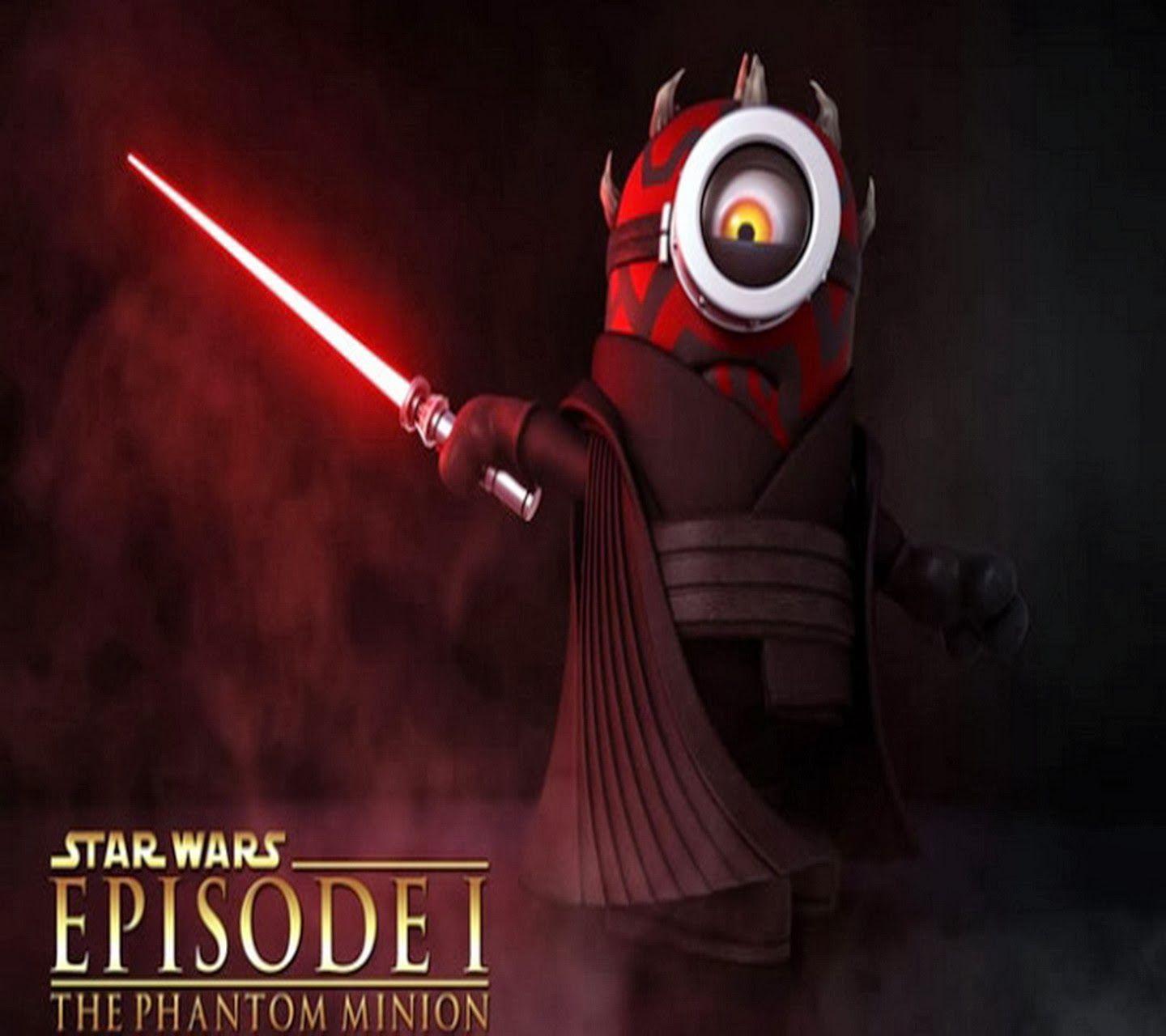 1440x1280 Minions Star Wars Wallpaper