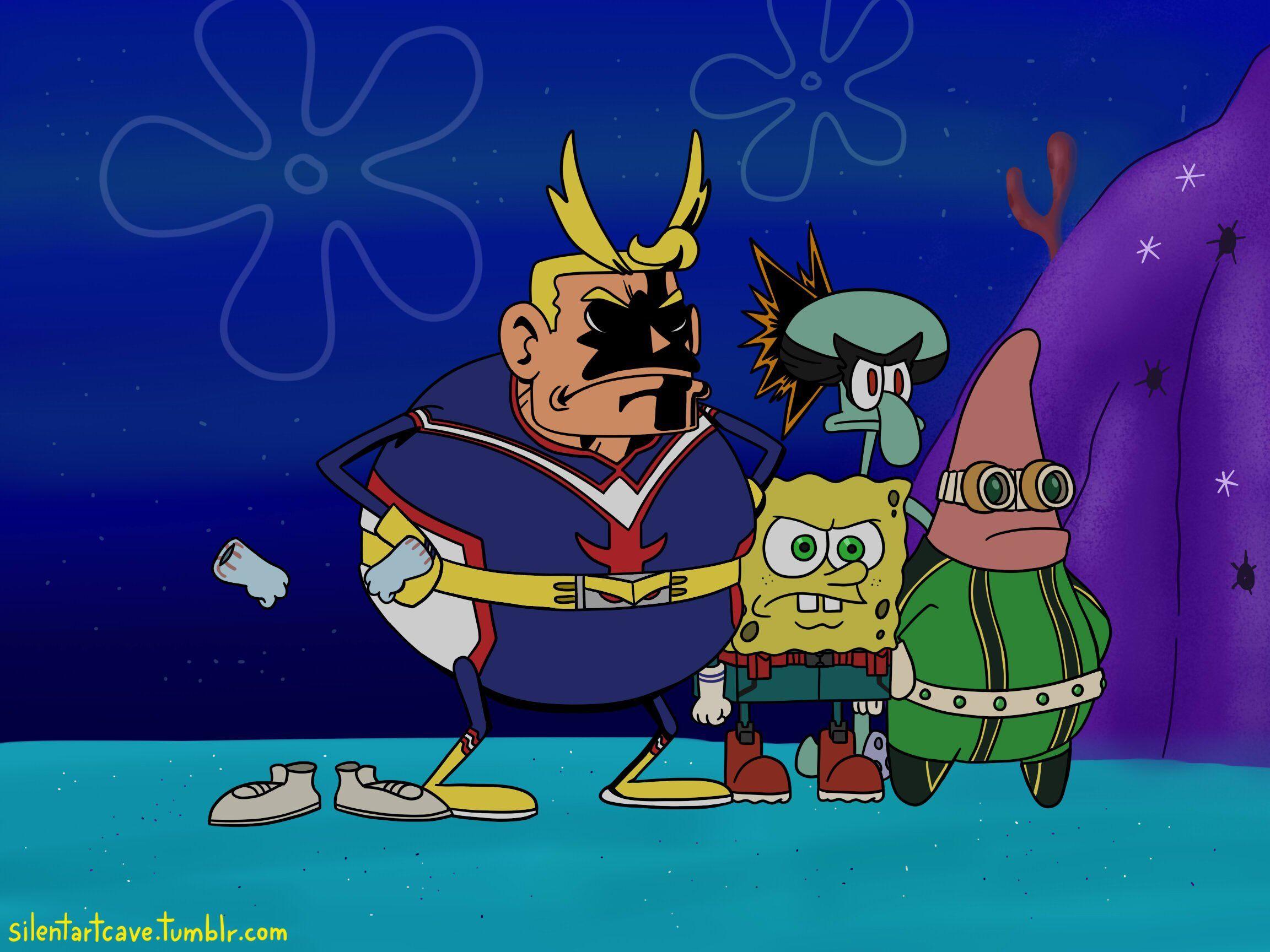 2304x1728 SpongeBob memes plus various other types of star wars and ww2 memes often crossovers