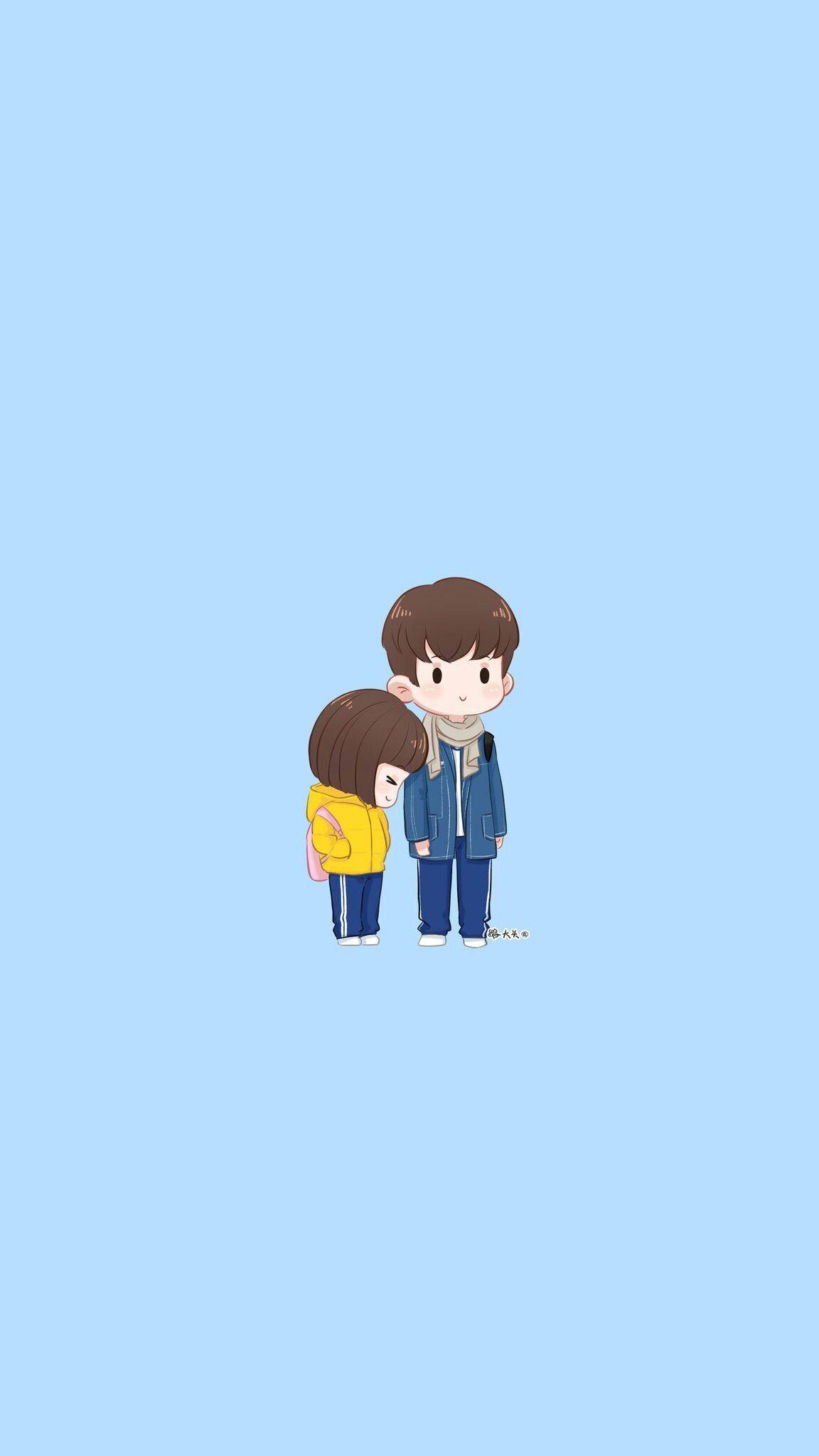 1152x2048 Doodles. Cute couple wallpaper, Cute cartoon wallpaper, Cute love cartoons