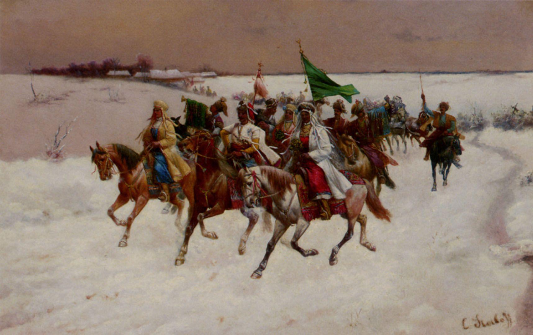 1717x1080 Wallpaper of Russian Painting