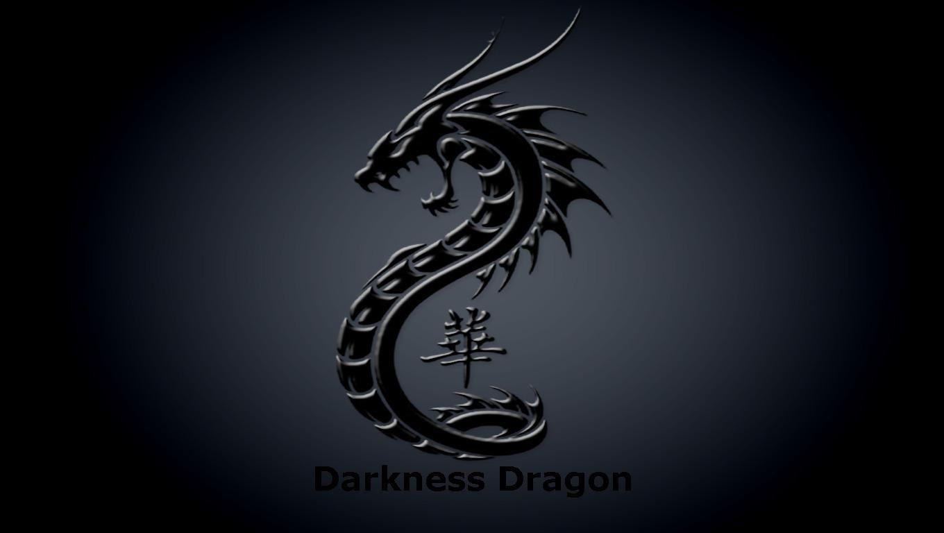 1360x768 Dark Dragon Wallpaper