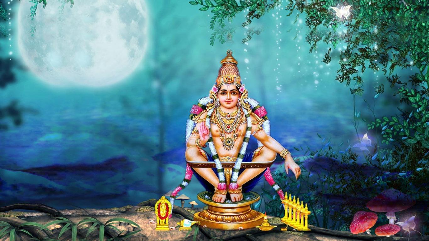 1366x768 Wallpaper Ayyappa Image Black And White HD