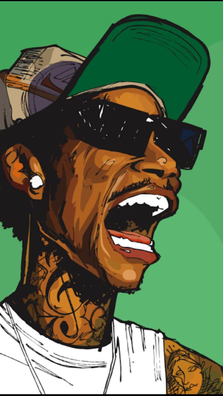 750x1334 Wiz khalifa. Alhrmasy 1980. Wiz khalifa, Hip hop art