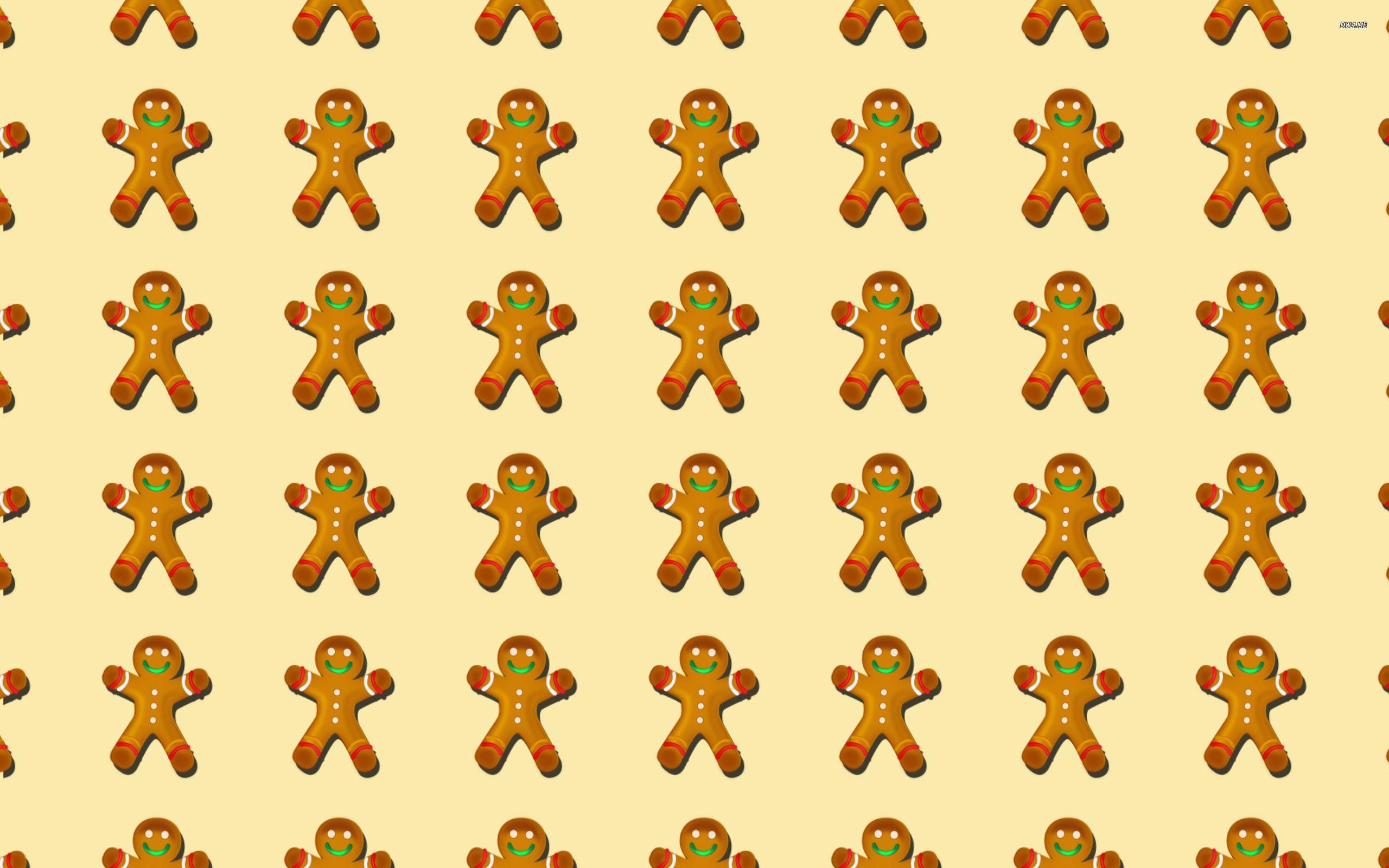 2560x1600 Gingerbread Man Wallpaper