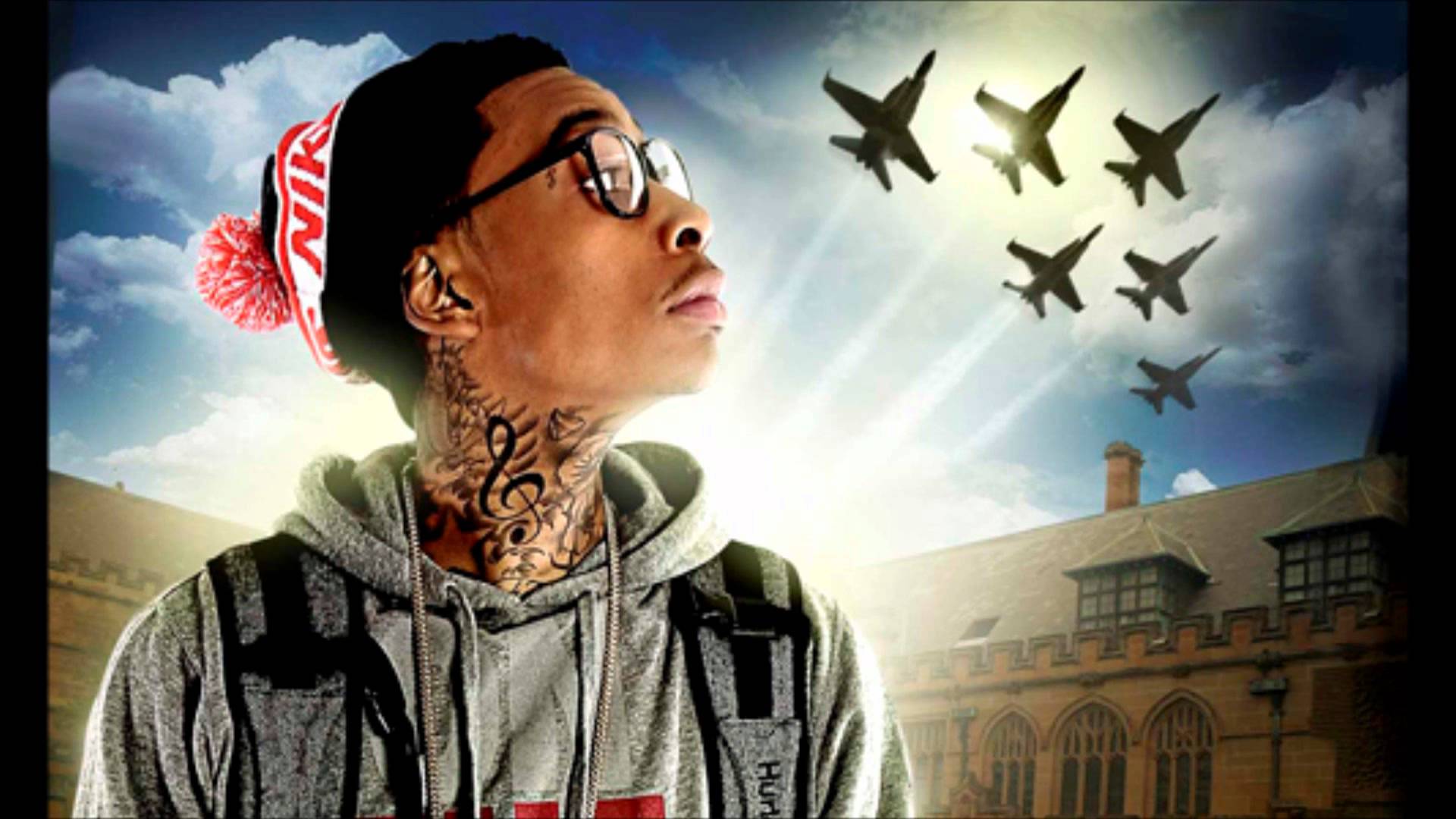 1920x1080 Wiz Khalifa Plane (Instrumental)