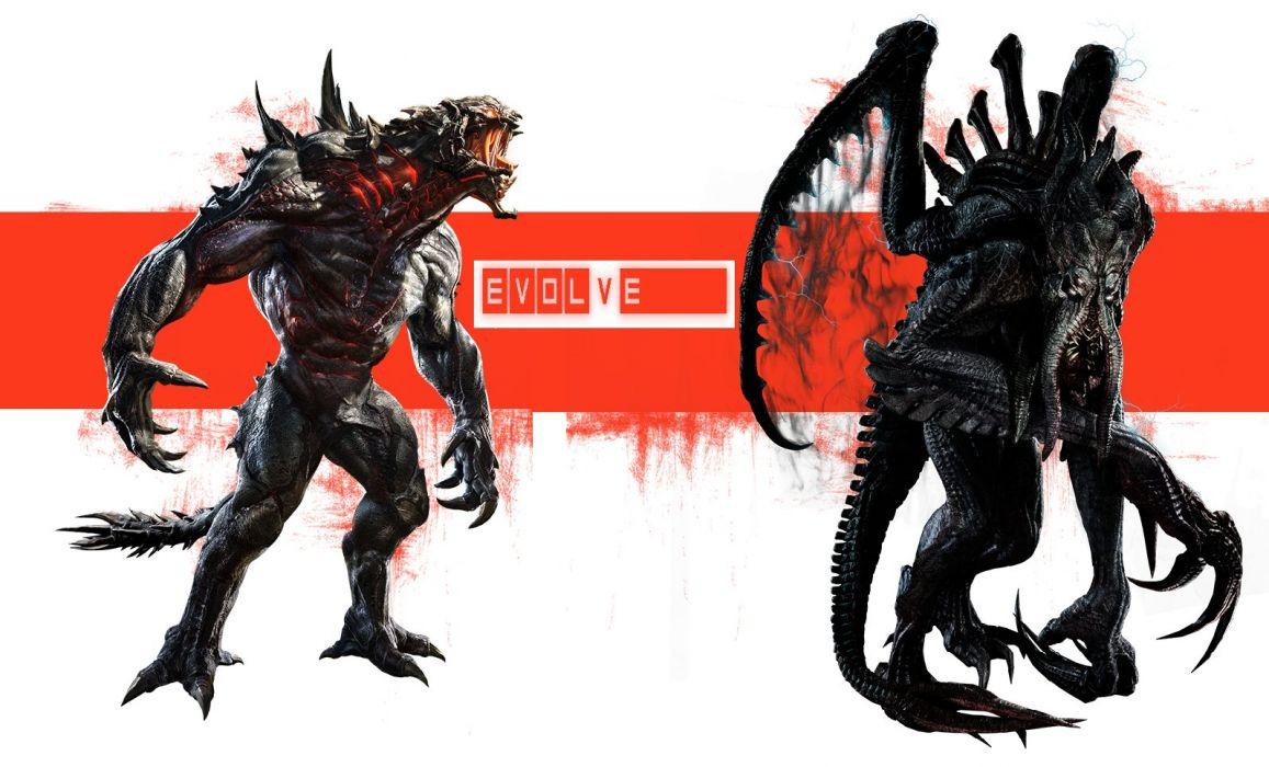 1157x700 Evolve Goliath and Kraken wallpaperx966
