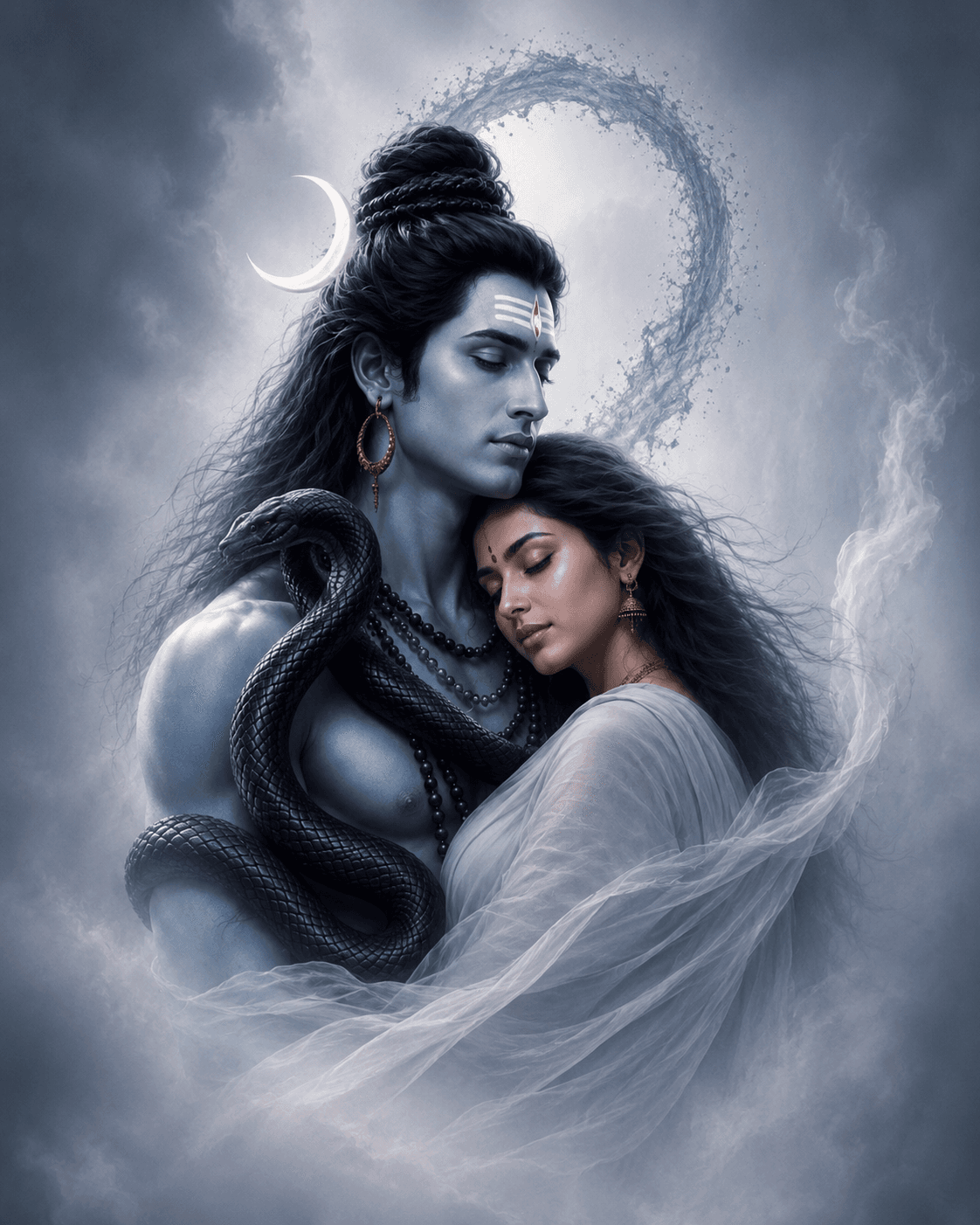 1122x1402 Lord Shiva with universe