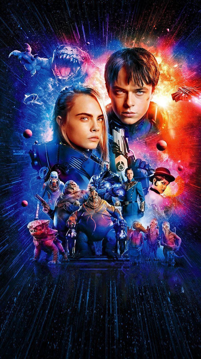 801x1426 Valerian and the City of a Thousand Planets (2017) Phone Wallpaper. Moviemania. Film valerian, Planet movie, Free movies online