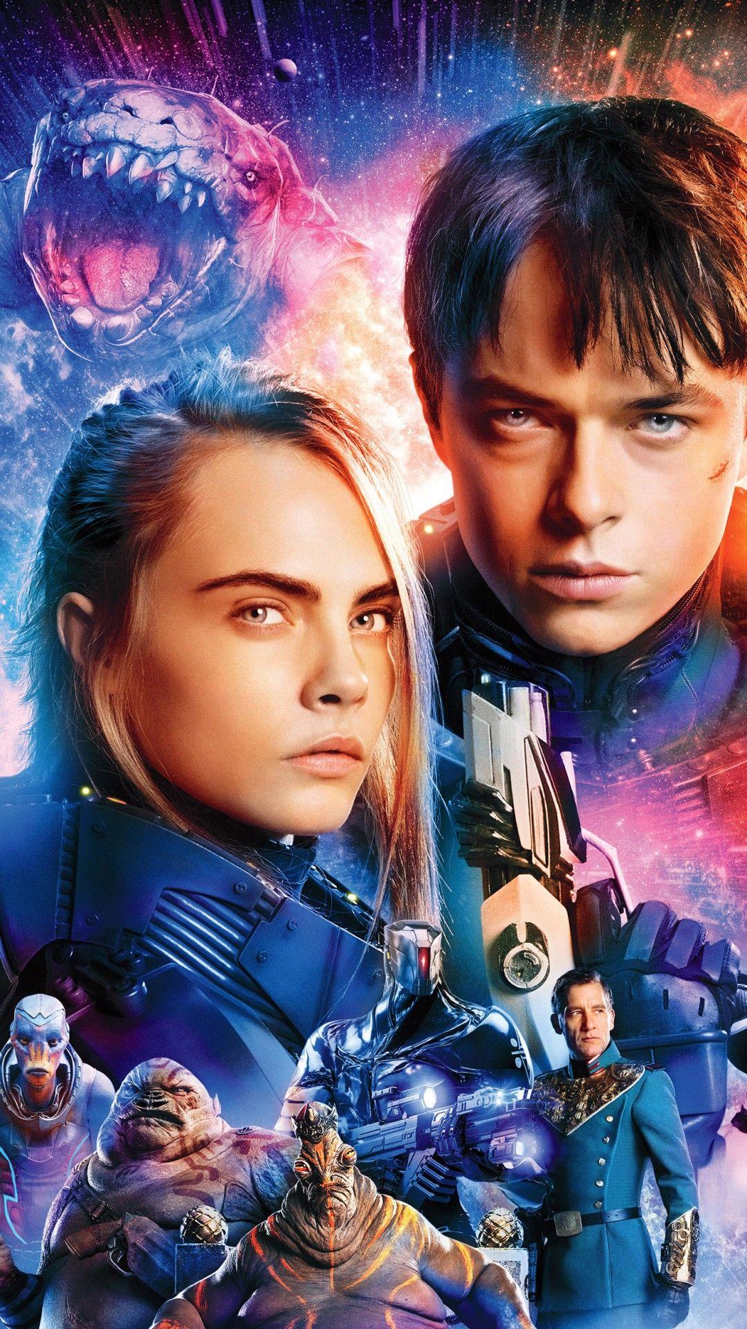 1080x1920 Wallpaper Valerian and the City of a Thousand Planets, 4k, Cara Delevingne, Dane DeHaan, Movies