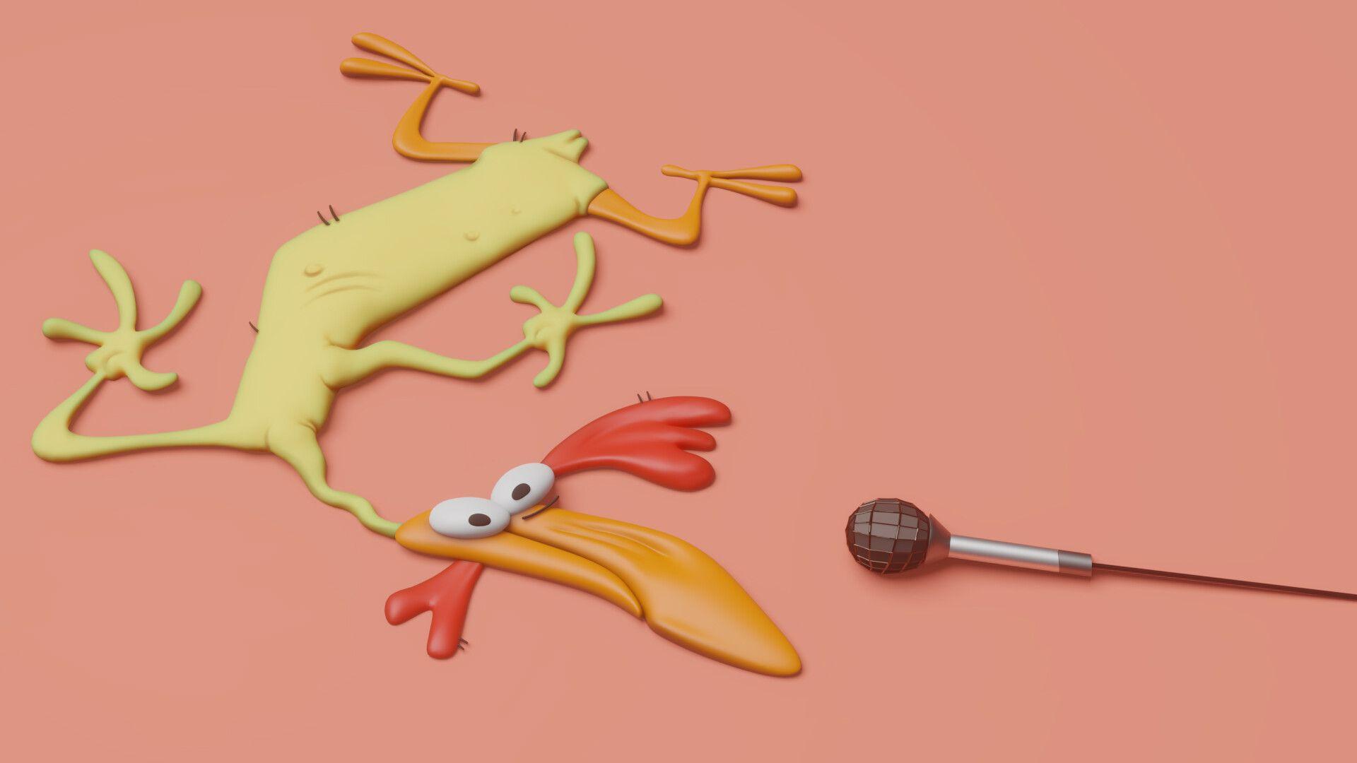 1920x1080 Cow and Chicken, 東騰 廖