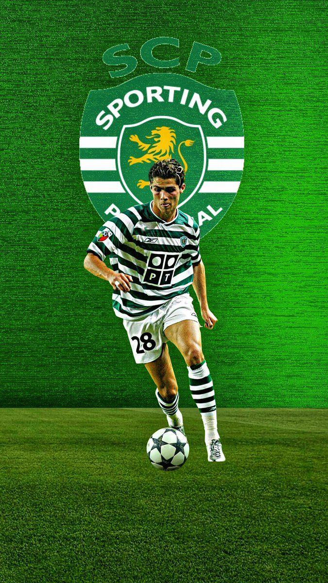 675x1200 C Ronaldo X Sporting Lisbon Wallpaper