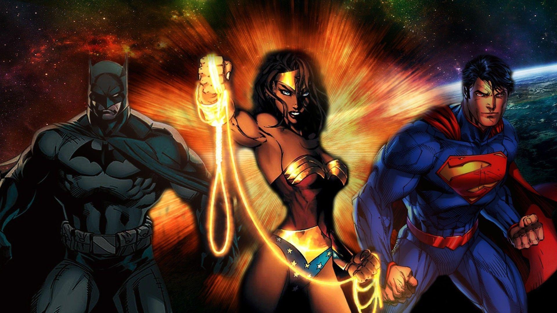 1920x1080 DC Comics, Superman, Wonder Woman, Batman, Justice League Wallpaper HD / Desktop and Mobile Background