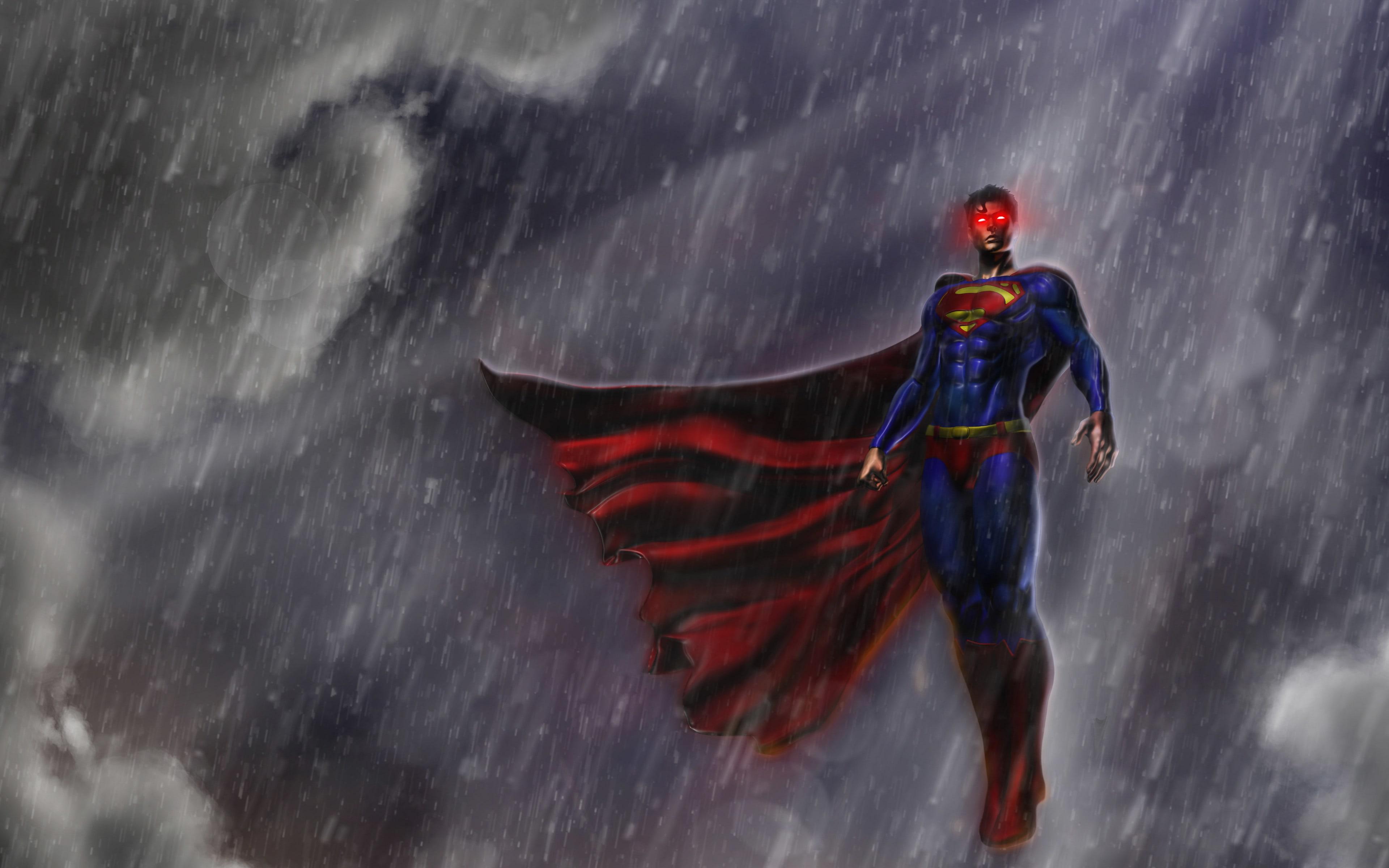 3840x2400 Best Marvel Superman Justice League Drawing Wallpaper and Free