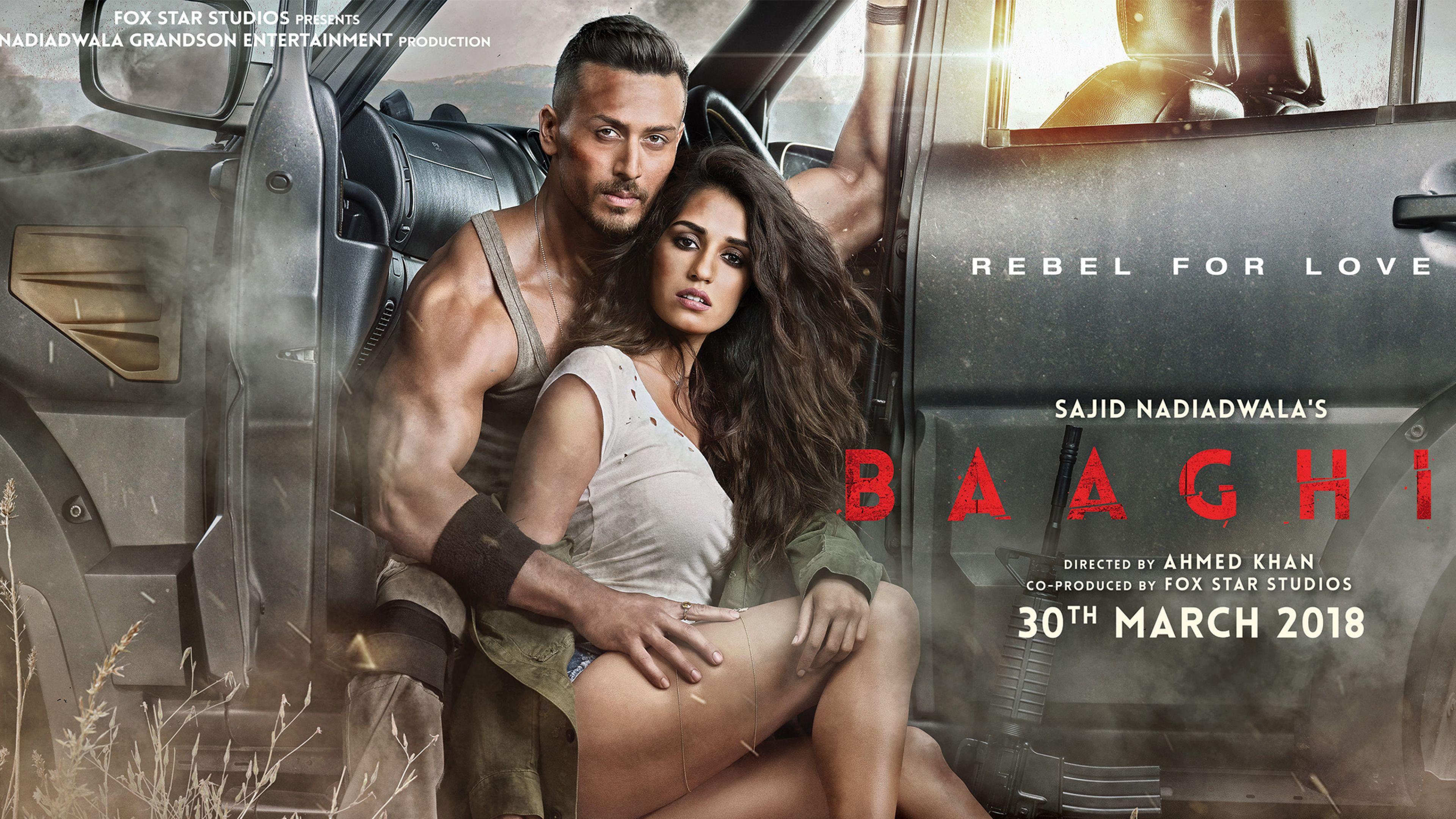 3840x2160 Baaghi 2 Disha Patani Tiger Shroff 4K Wallpaper, HD Movies 4K Wallpaper, Image, Photo and Background