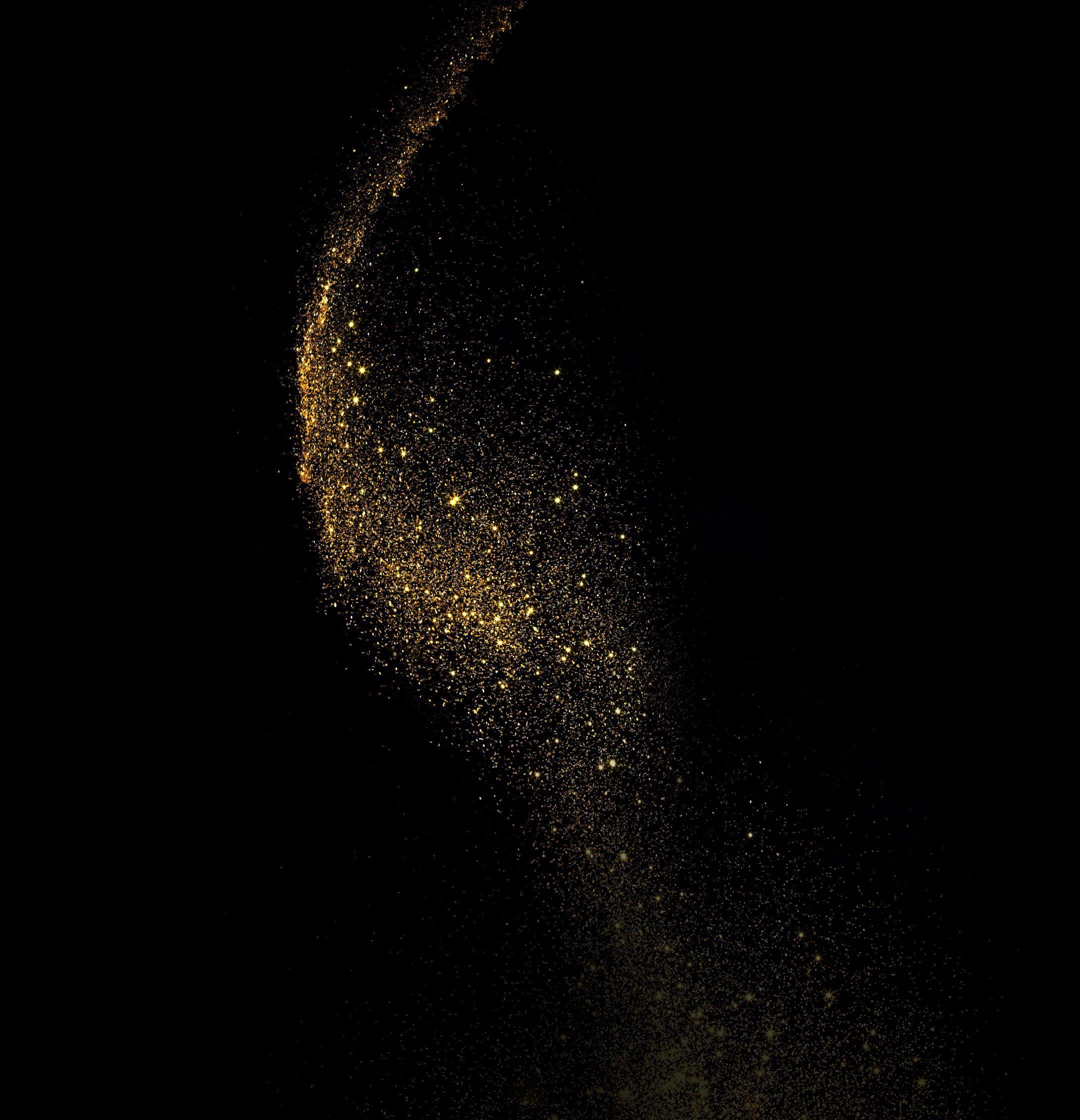 2160x2240 Huawei P20 Pro Stock. Black and gold aesthetic, Magic aesthetic, Gold dust wallpaper