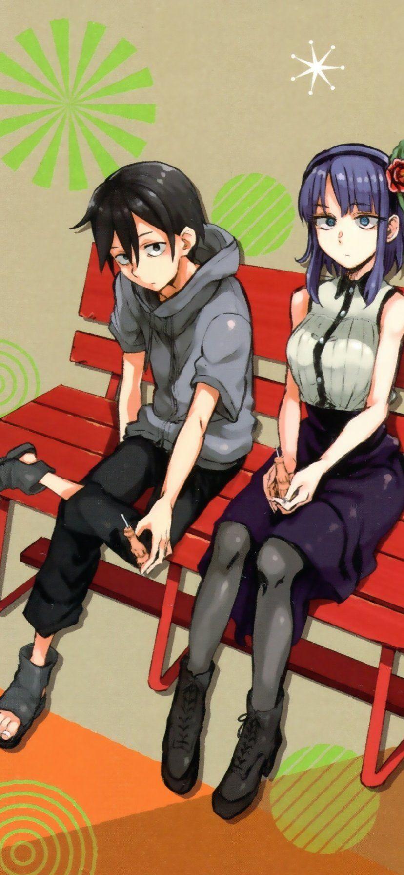 828x1792 Hotaru Shidare and Kokonotsu Shikada iPhone 11 828x1792 wallpaper